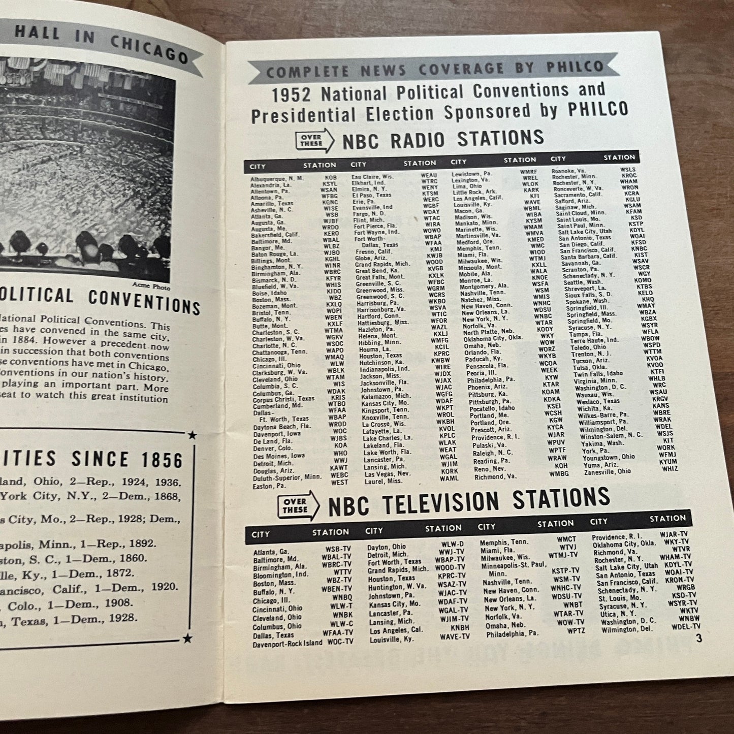 1952 Philco Guide to the Political Conventions, Presidential Election TH2-TB6