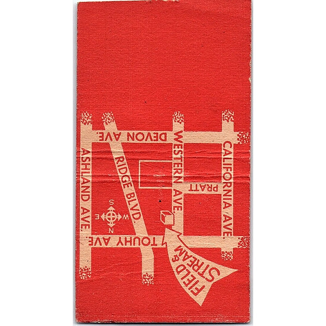 Lewis Field and Stream Pregenzer Rathskeller Chicago Vtg Matchbook Cover SF3-Y4