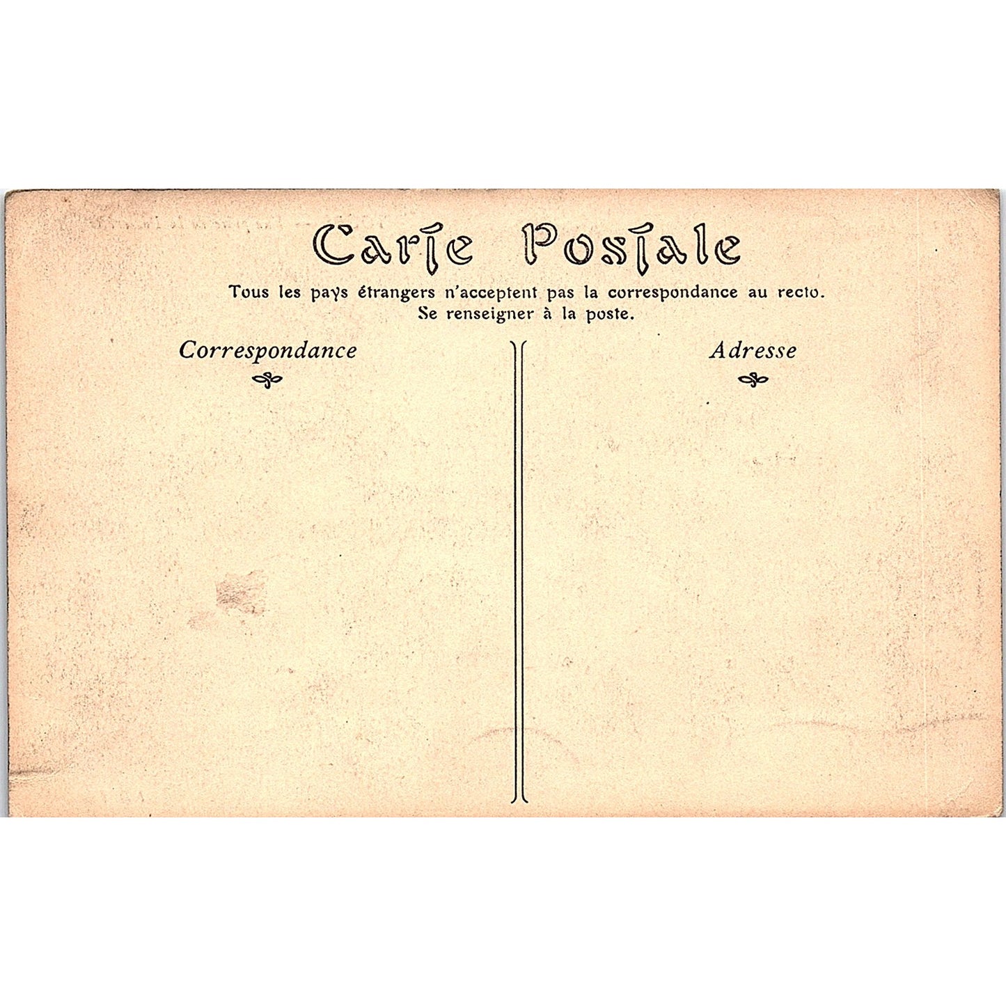 Vue Prise De La Passerelle French Antique Postcard PE18