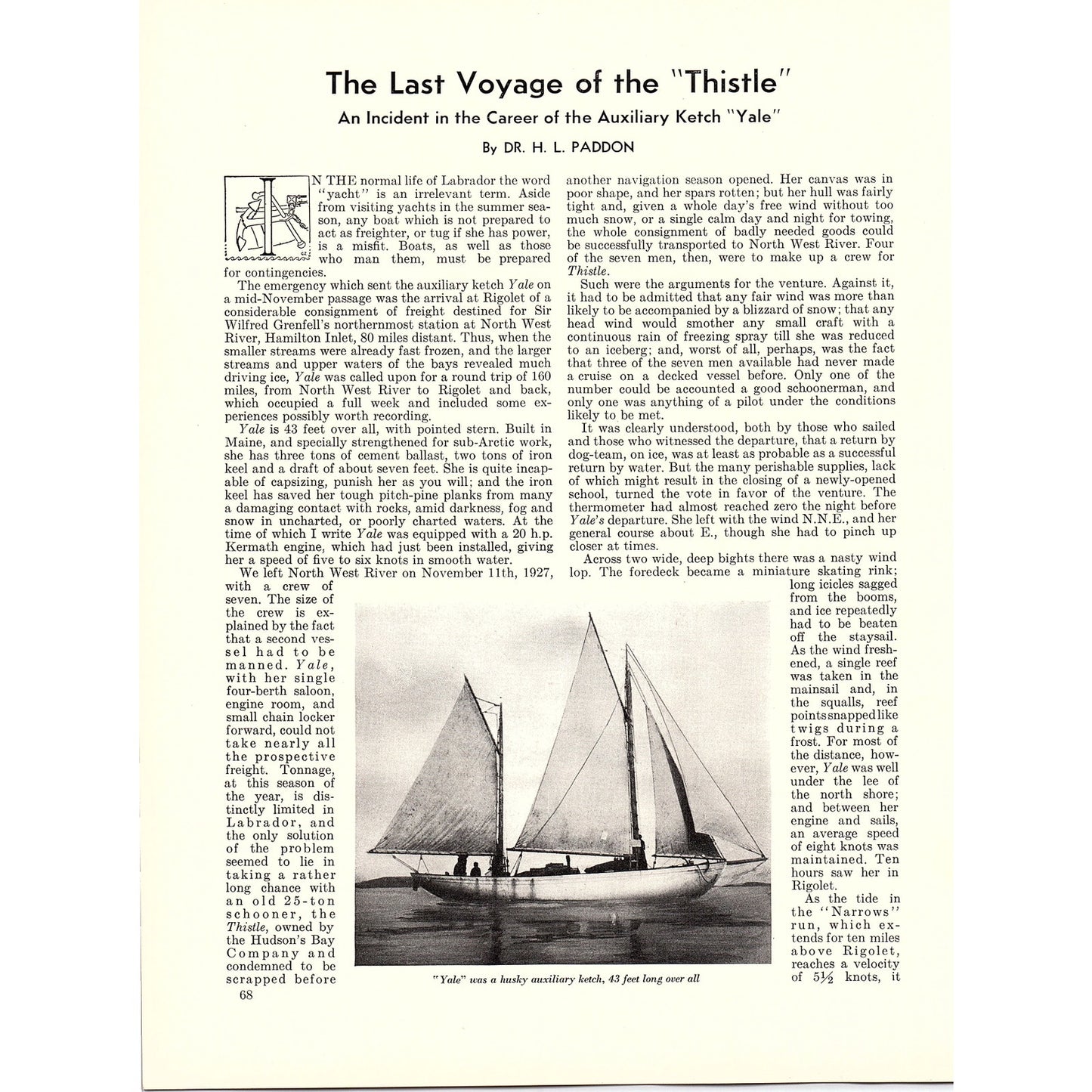 Turning to Windward Twelve-Metre Class Long Island Sound A.R. Hillier 1932 V1-4