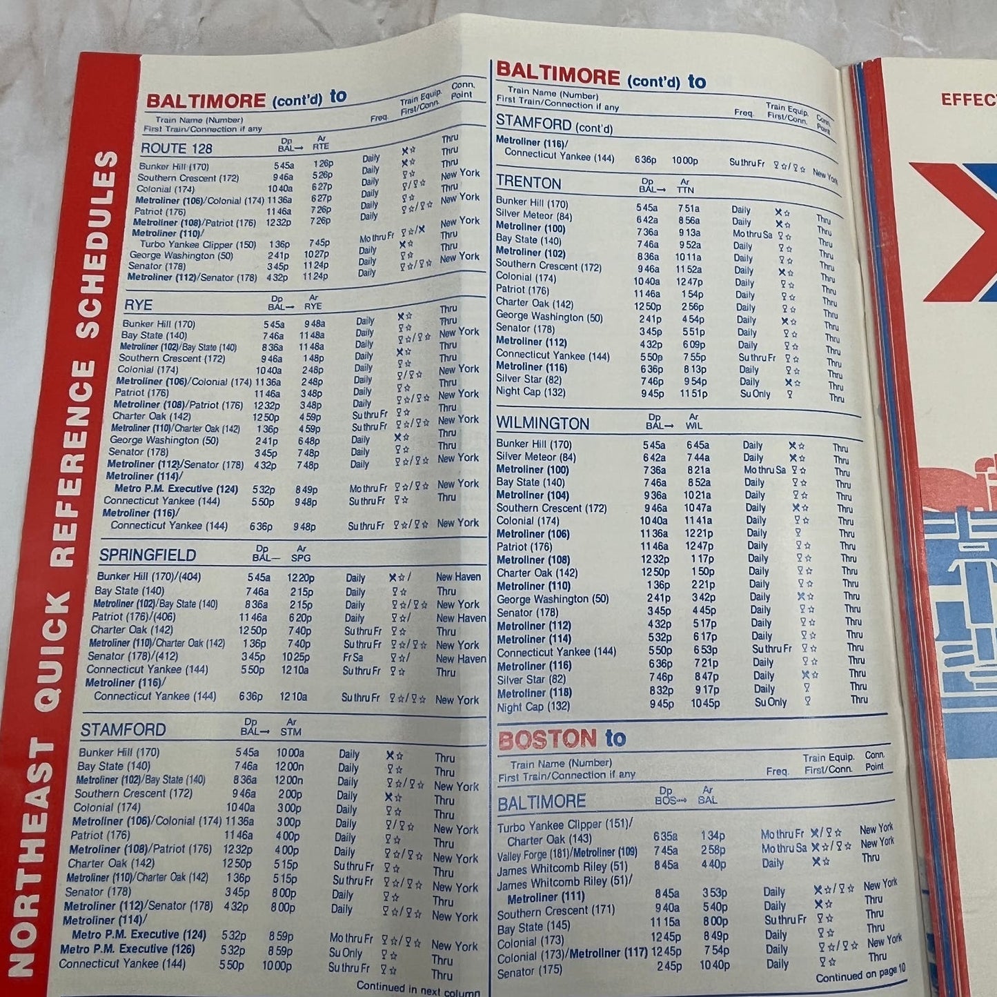 1972 Jan Amtrak Nationwide Schedules Passenger Service Timetables TJ4-P1
