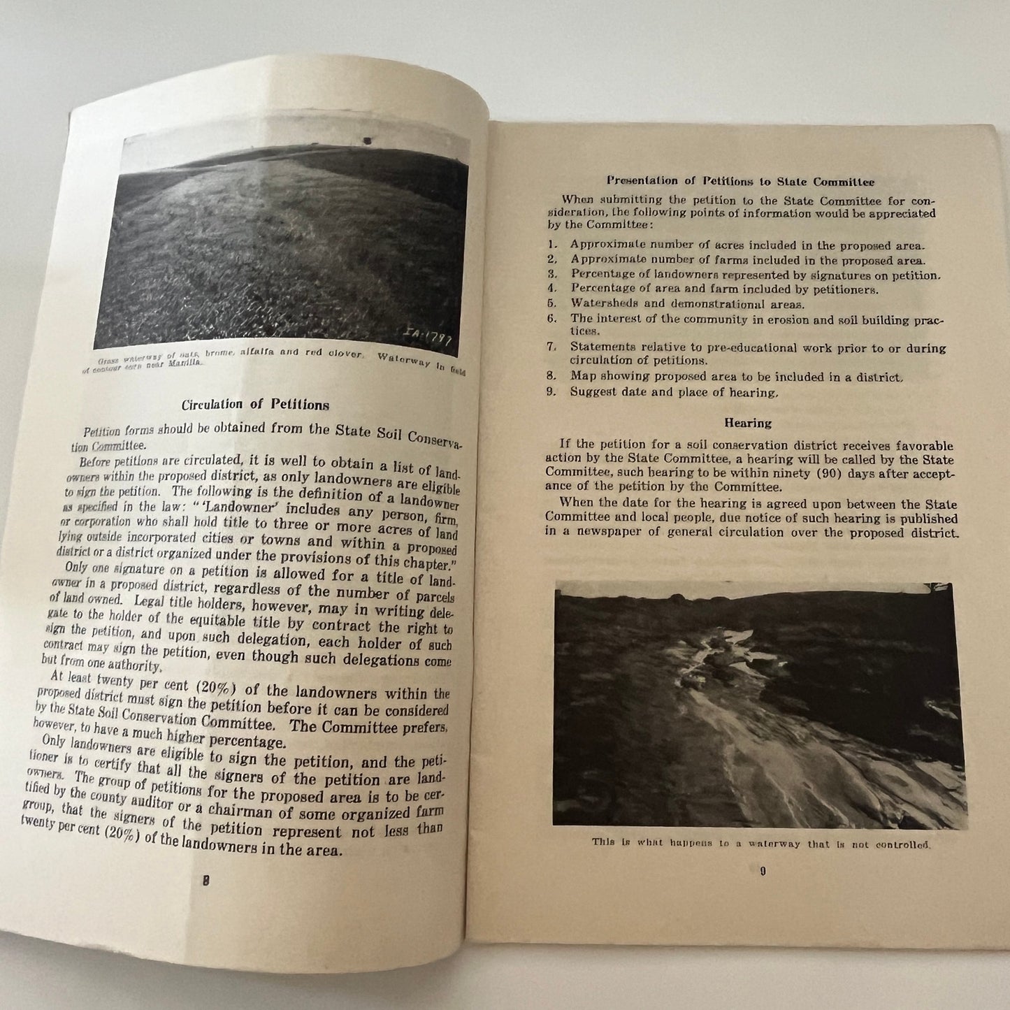 Conserve Iowa's Resources 1945 Des Moines Bulletin Booklet TK2-XB4