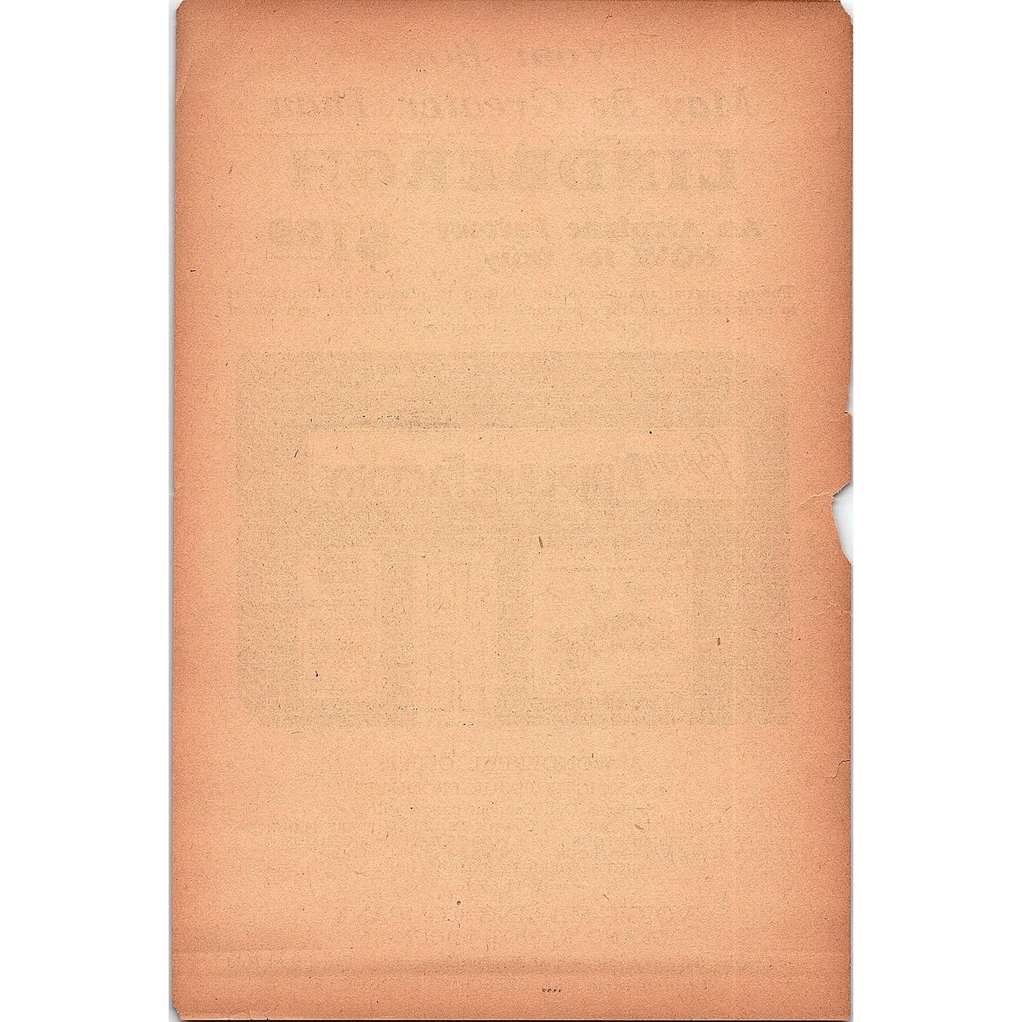 Seymour Airplane Factory Lindbergh Voight Milling Antique Magazine Ad 5.5x8.5 V4