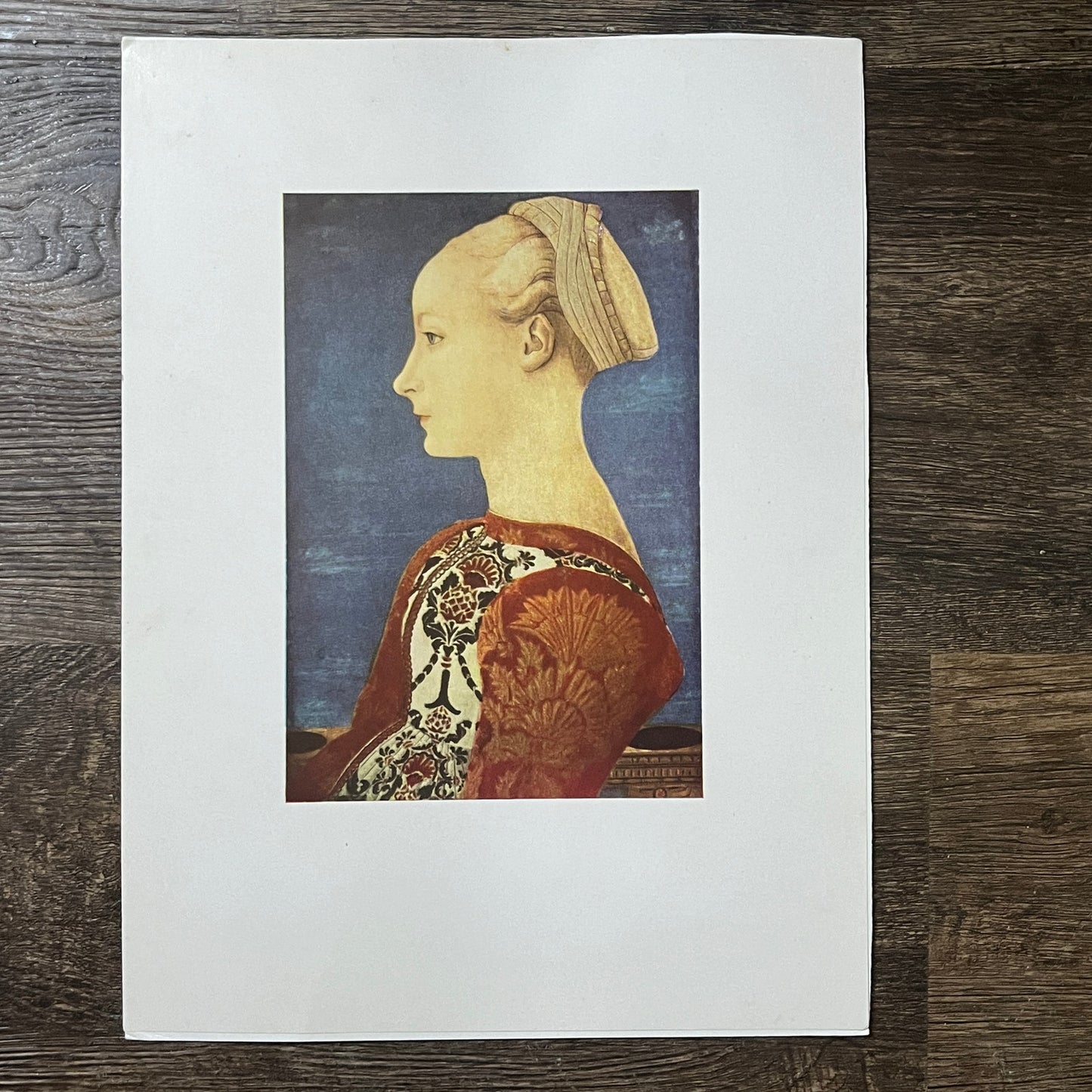 Profile Portrait of a Young Lady - Gemäldegalerie Berlin Lithograph Art 9x12 V10