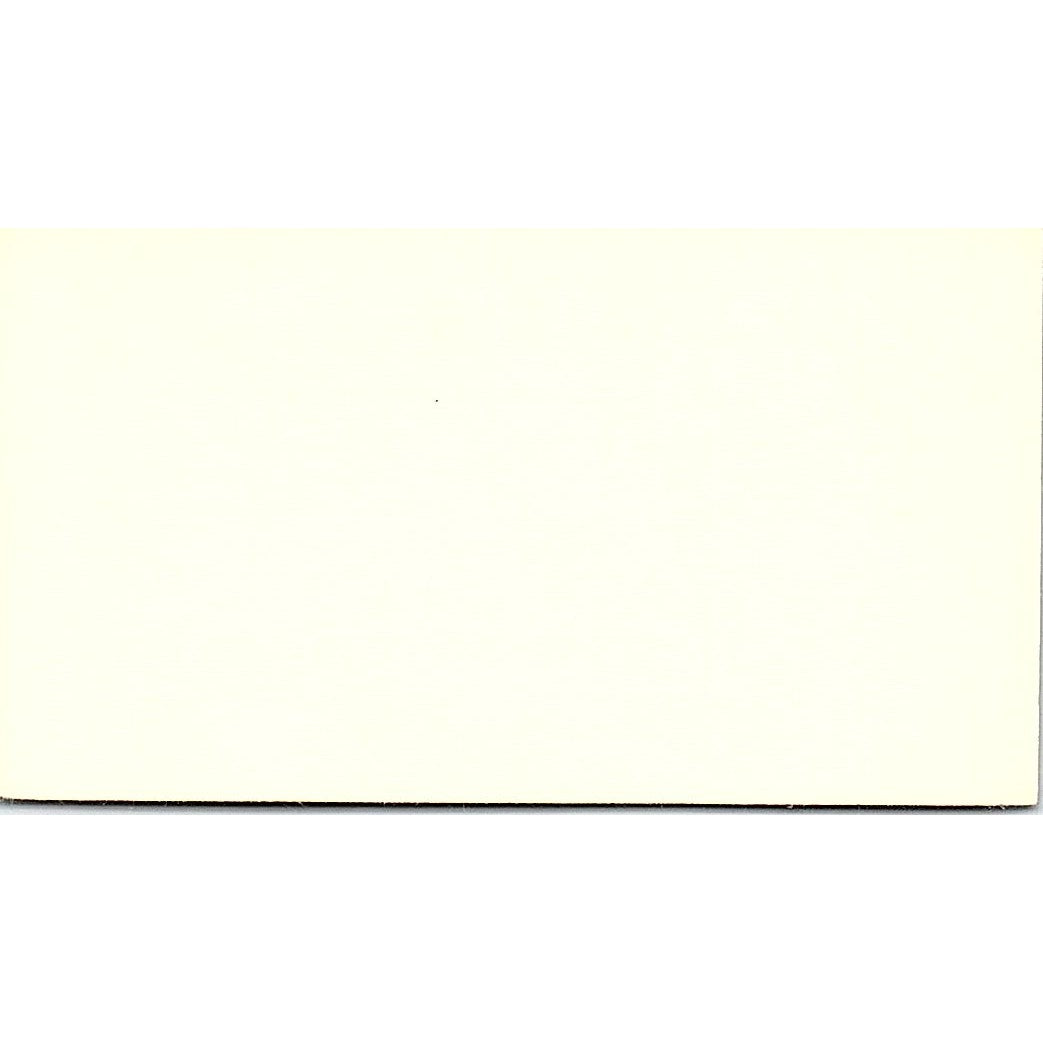 Pat Tyler Honor Snacks of America Anaheim Vintage Business Card SD9-B10