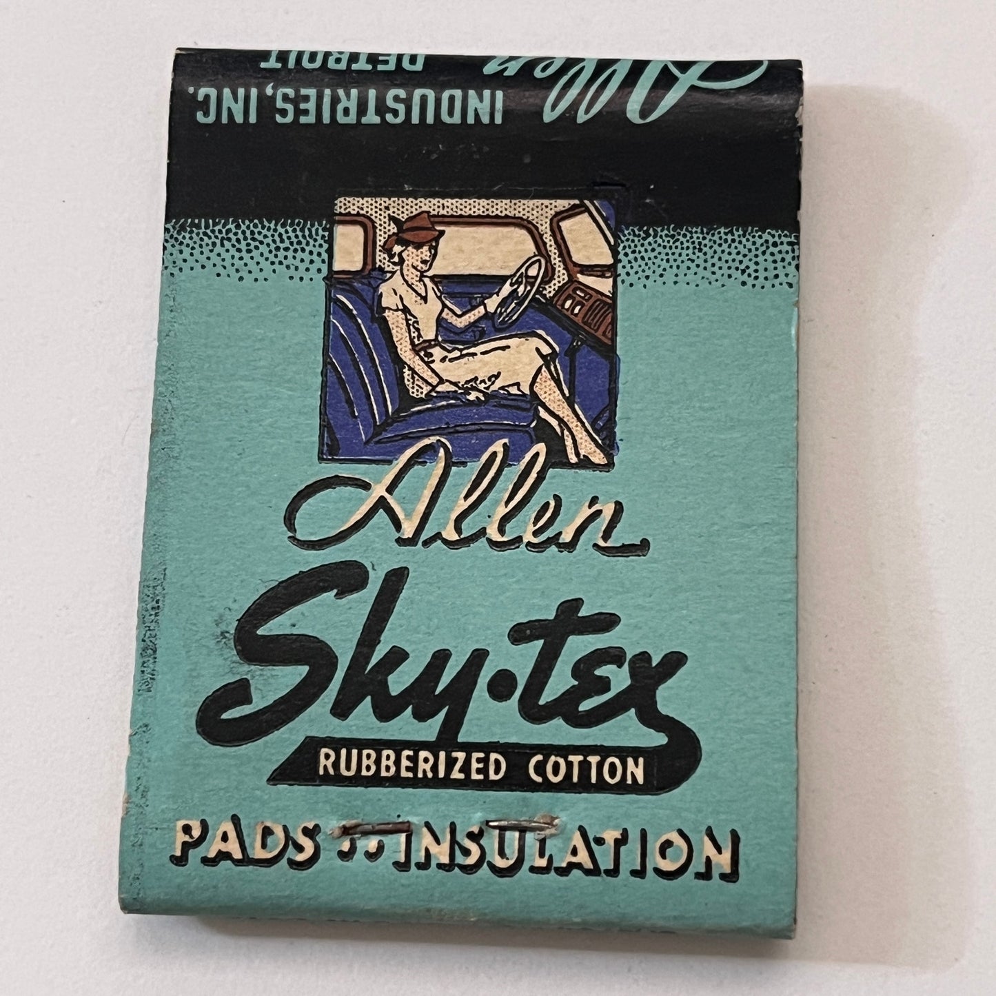 Allen Diamond Top Rug Cushions Sky-Tex Rubberized Cotton Matchbook TB6-MB1-5