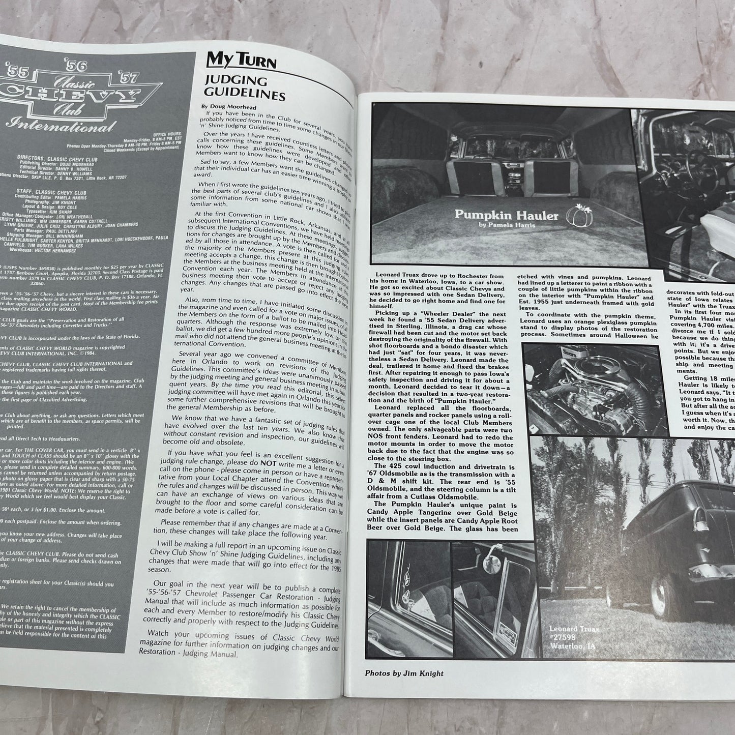 Tartop Batteries - '55, '56, '57 Classic Chevy World Magazine - Nov 1984 M31