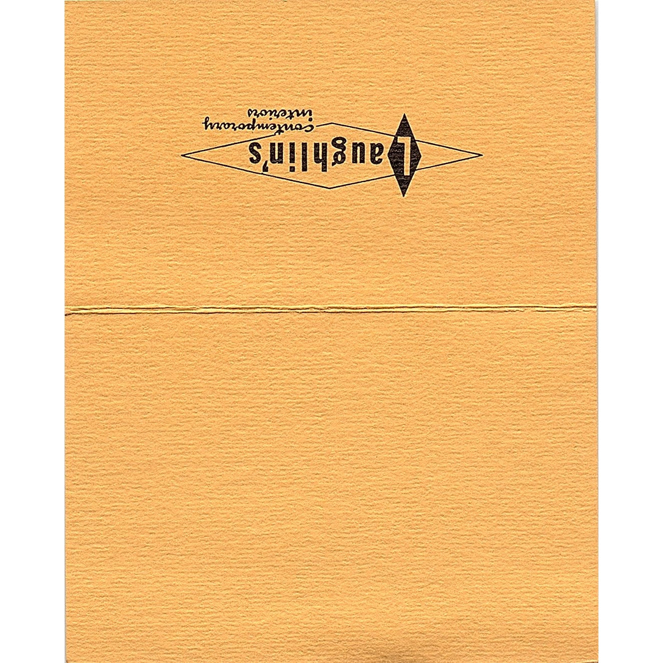 Pamela Hager Laughlin's Contemporary Interiors Houston Vtg Business Card TH2-B2