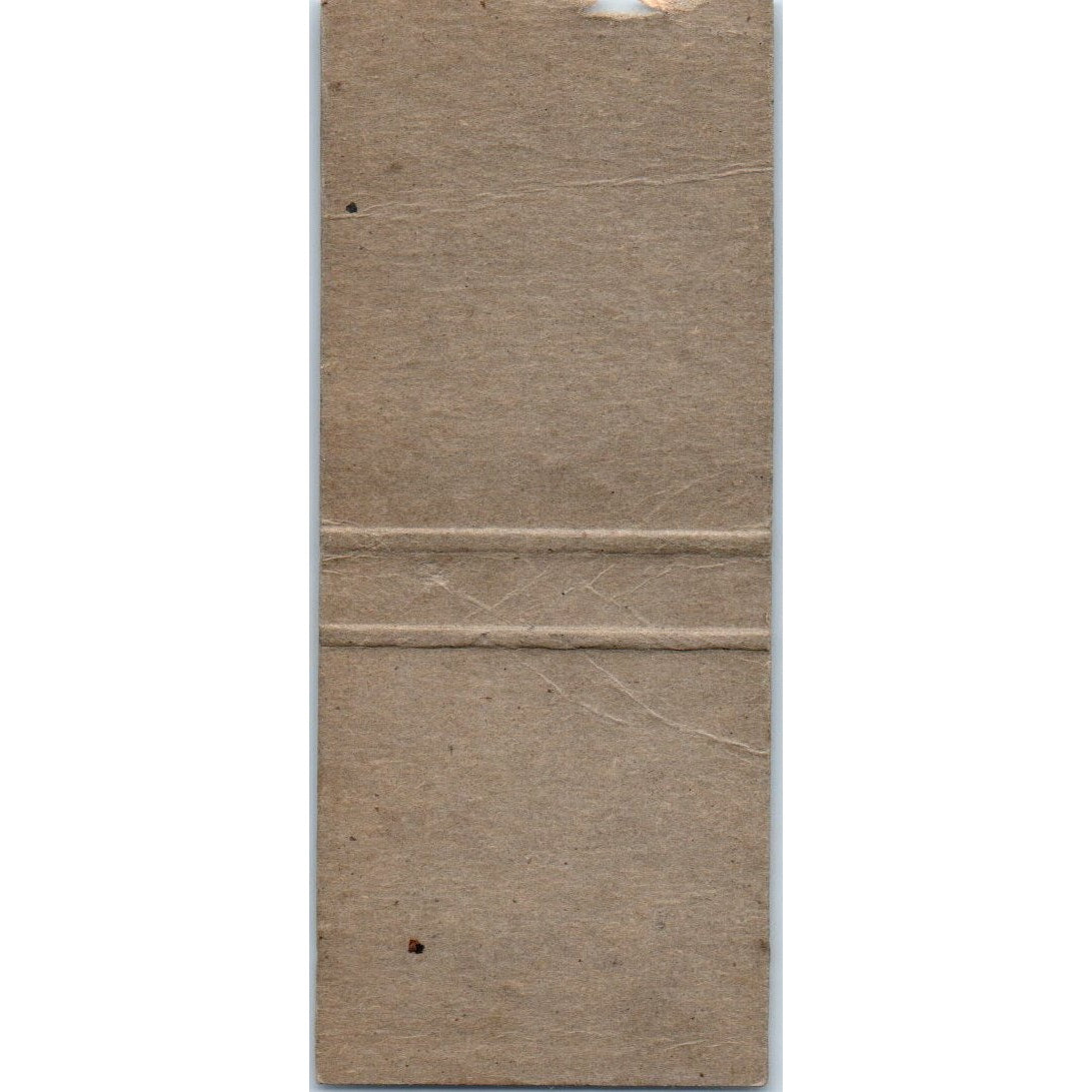 1890s Transportation Horse Drawn Trolley Cable Car Vtg Matchbook Cover SD4-Y15