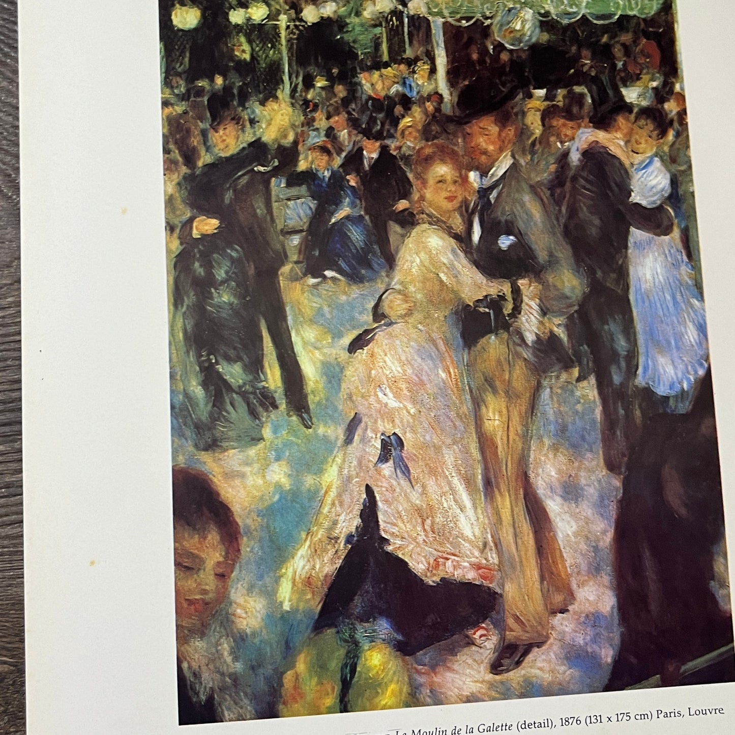 Le Moulin de la Galette - Pierre Auguste Renoir Lithograph Art Print 9x13.5 V8