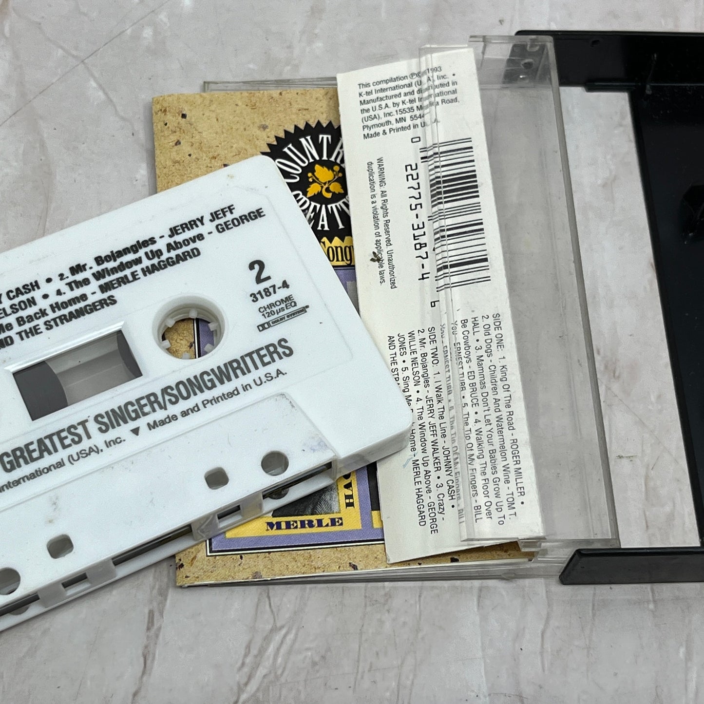 Country's Greatest Singer/Songwriters Cassette Tape TH9-C2