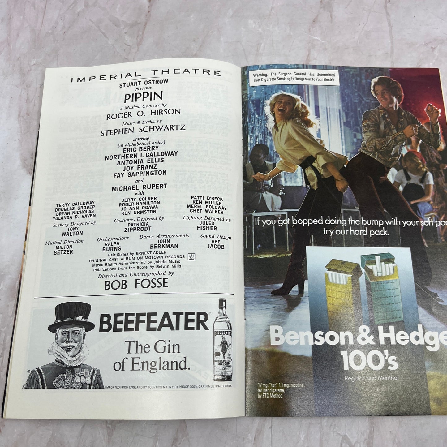 1976 Imperial Theatre Pippin Playbill Stuart Ostrow Eric Berry TH9-LX1