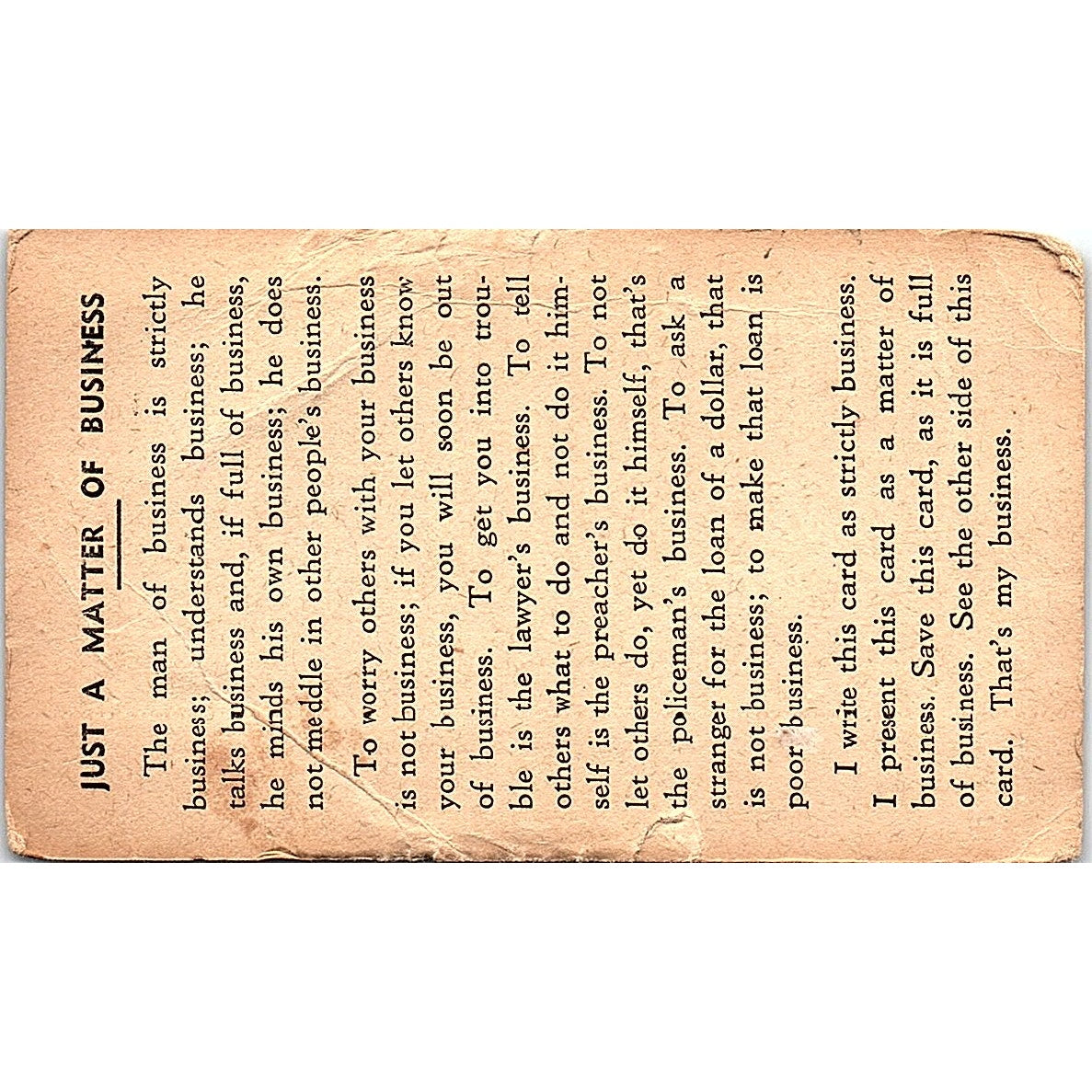 D.H. Spinks Ace Cleaners & Dryers Long Beach CA Vintage Business Card TH2-B1