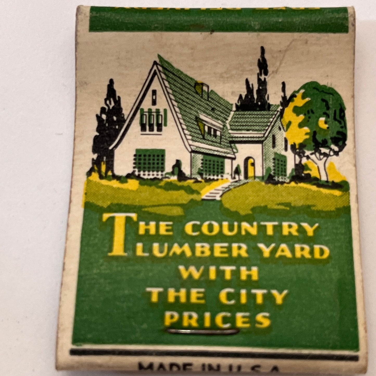 Island Coal & Lumber Co Medford Long Island New York Matchbook Cover TB8-MB3-10
