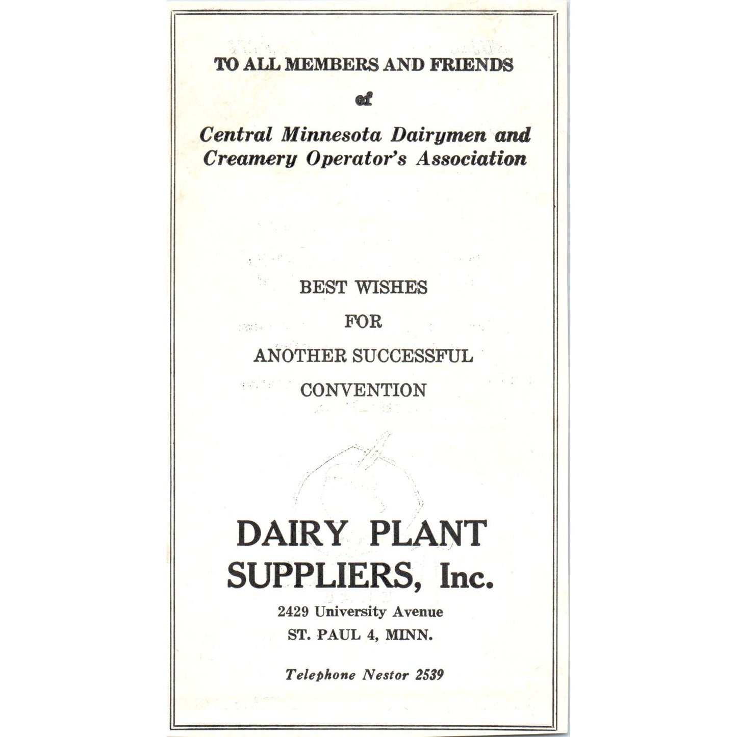 The Clarkson Coal Co St Paul, Dairy Plant Suppliers St Paul MN 1953 Ad AE9-DC2