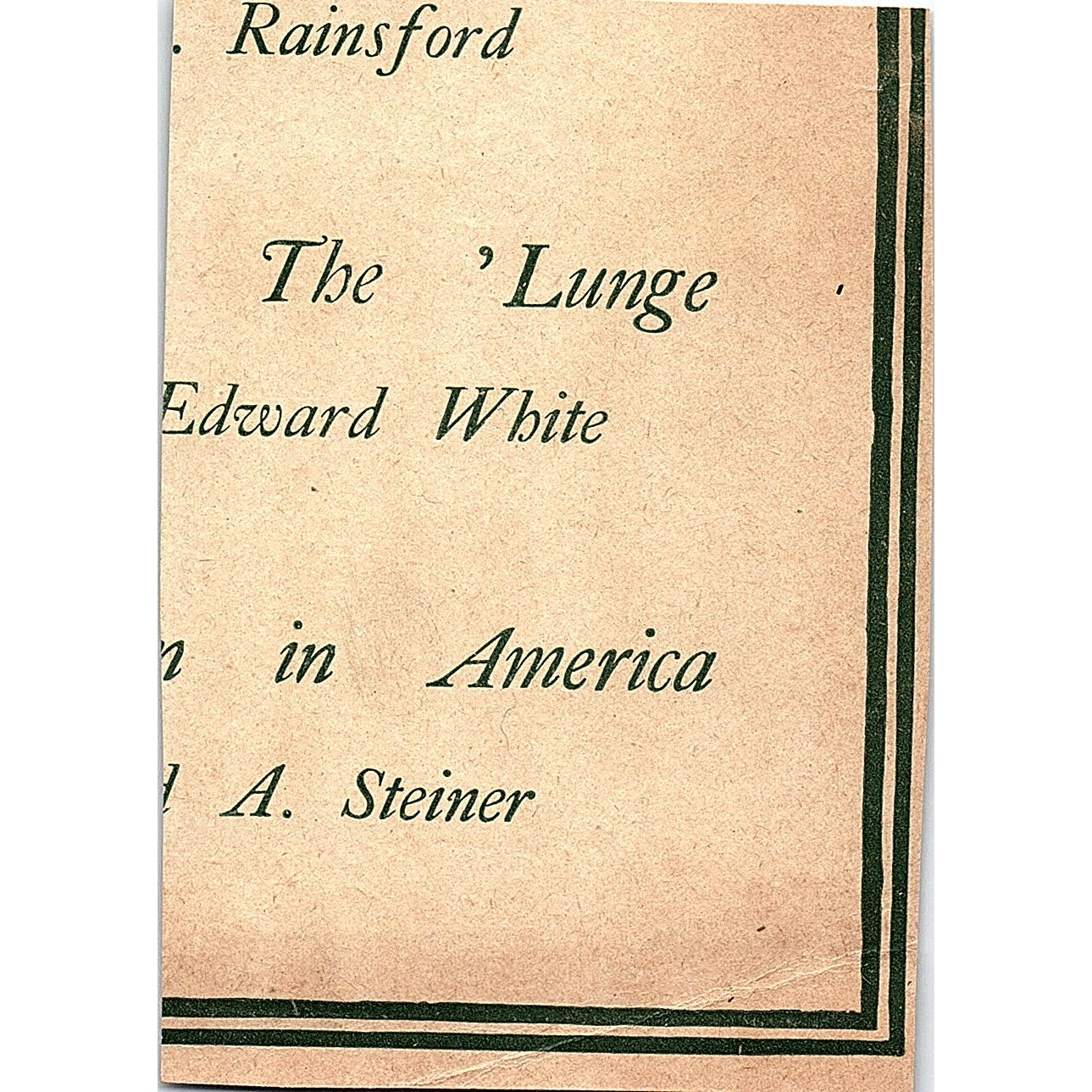 Vapo-Cresolene Co New York 1903 Ad AF8-M8