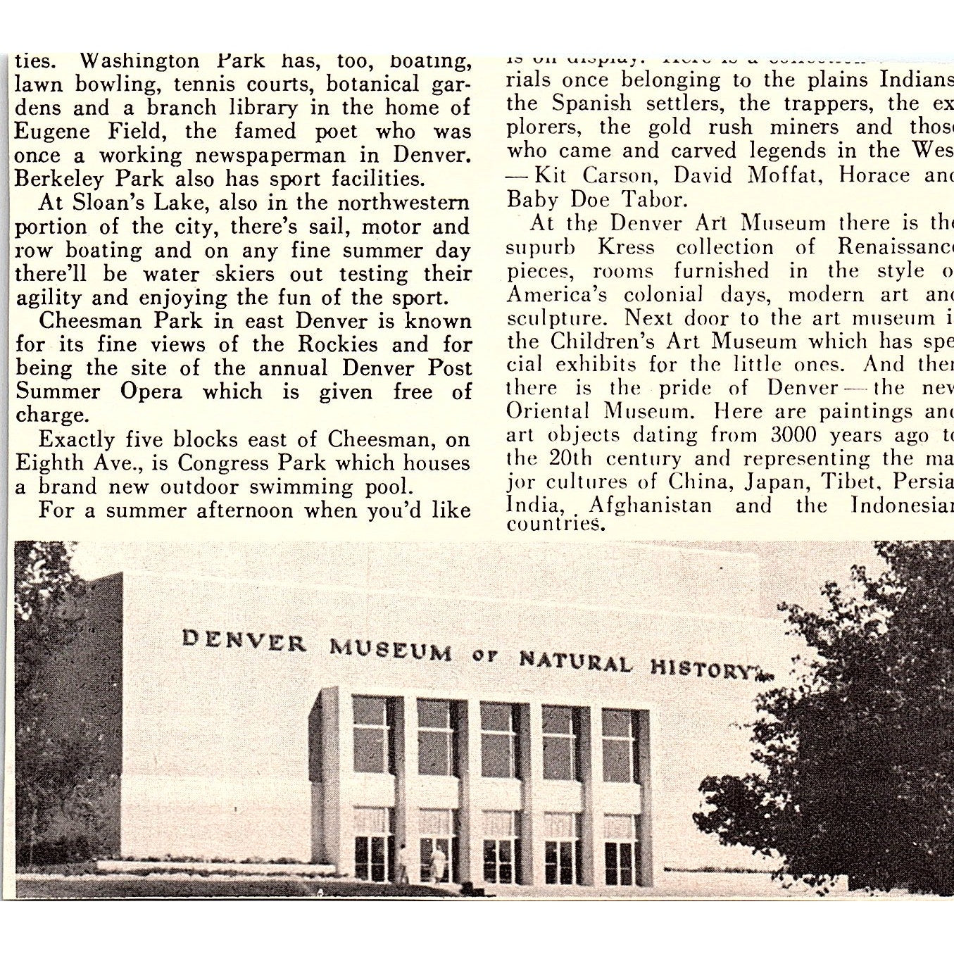 The Tiffin Restaurant Denver CO 1958 Ad AG1-H3