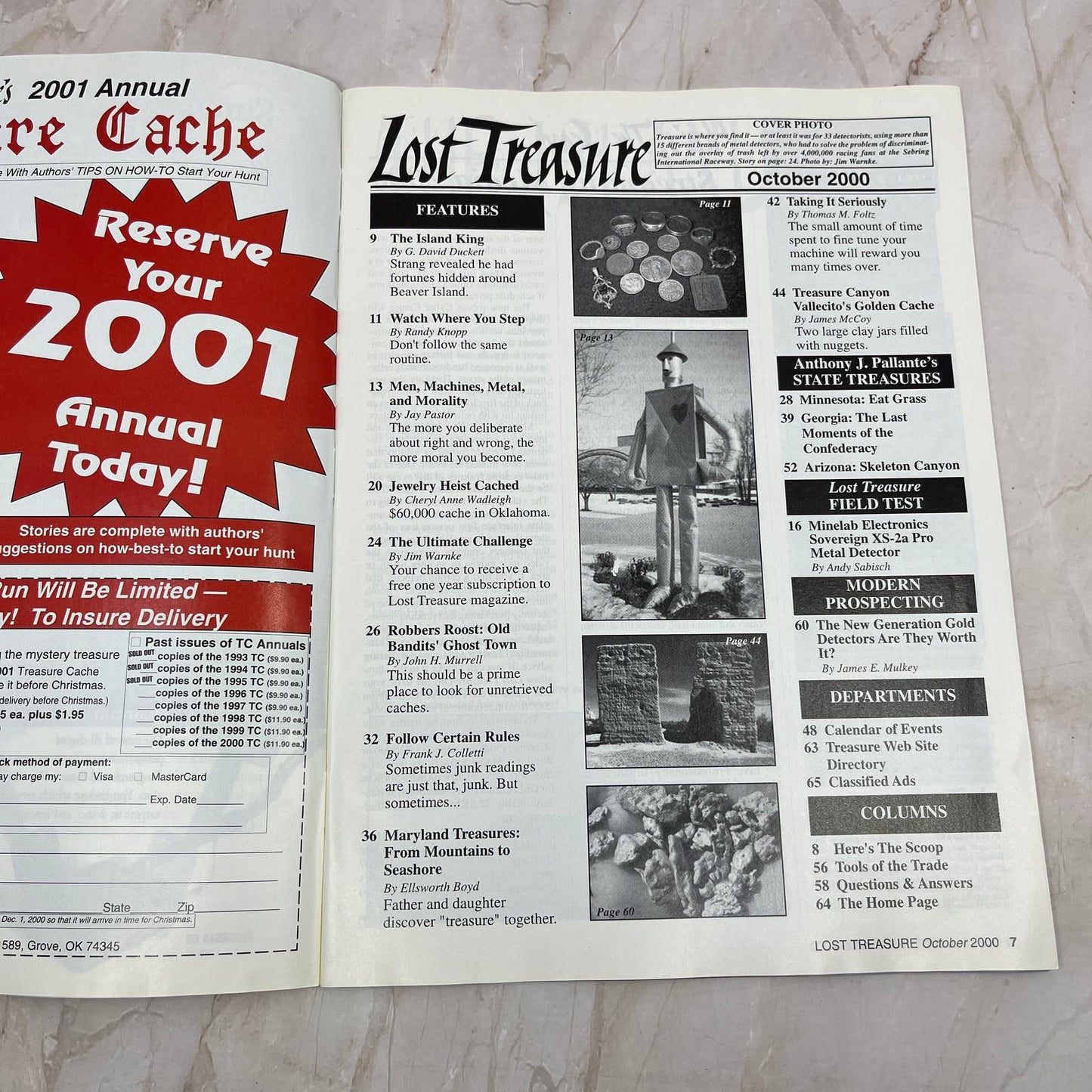 2000 Sept - Lost Treasure Magazine - Treasure Hunting Gold Prospecting M14