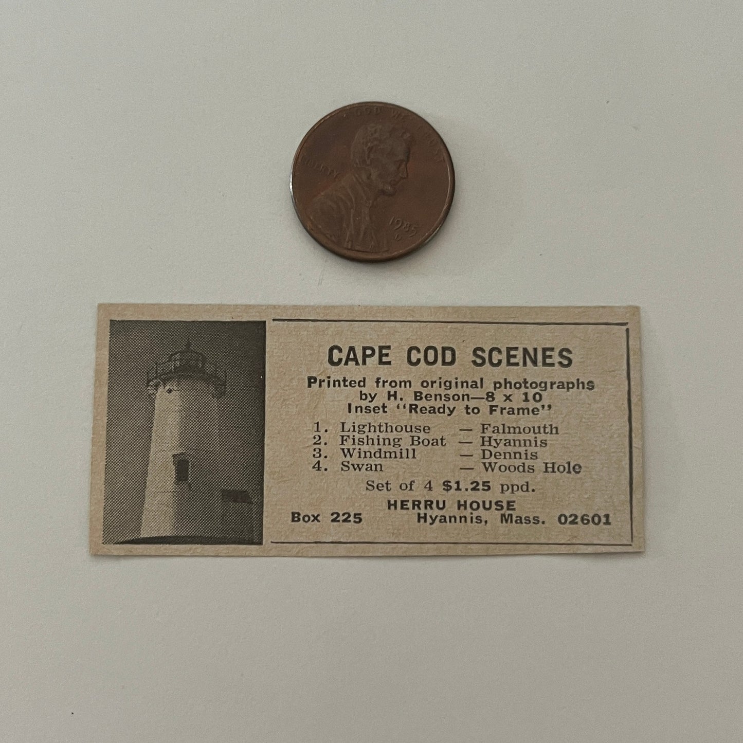 Cape Cod Scenes Herru House Hyannis MA 1971 Magazine Ad SAG4-S18