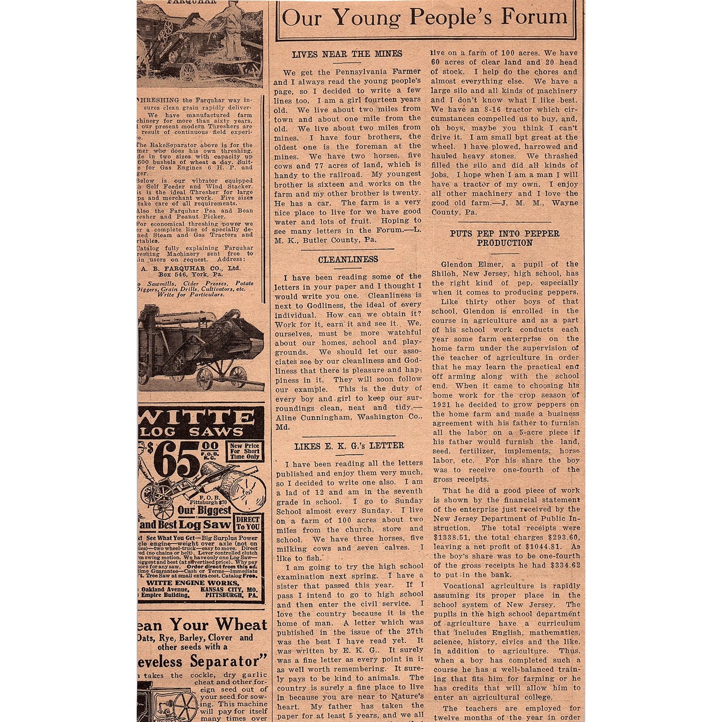 J.B. Colt Company Carbide Gas Well San Francisco CA Advertisement V1-8