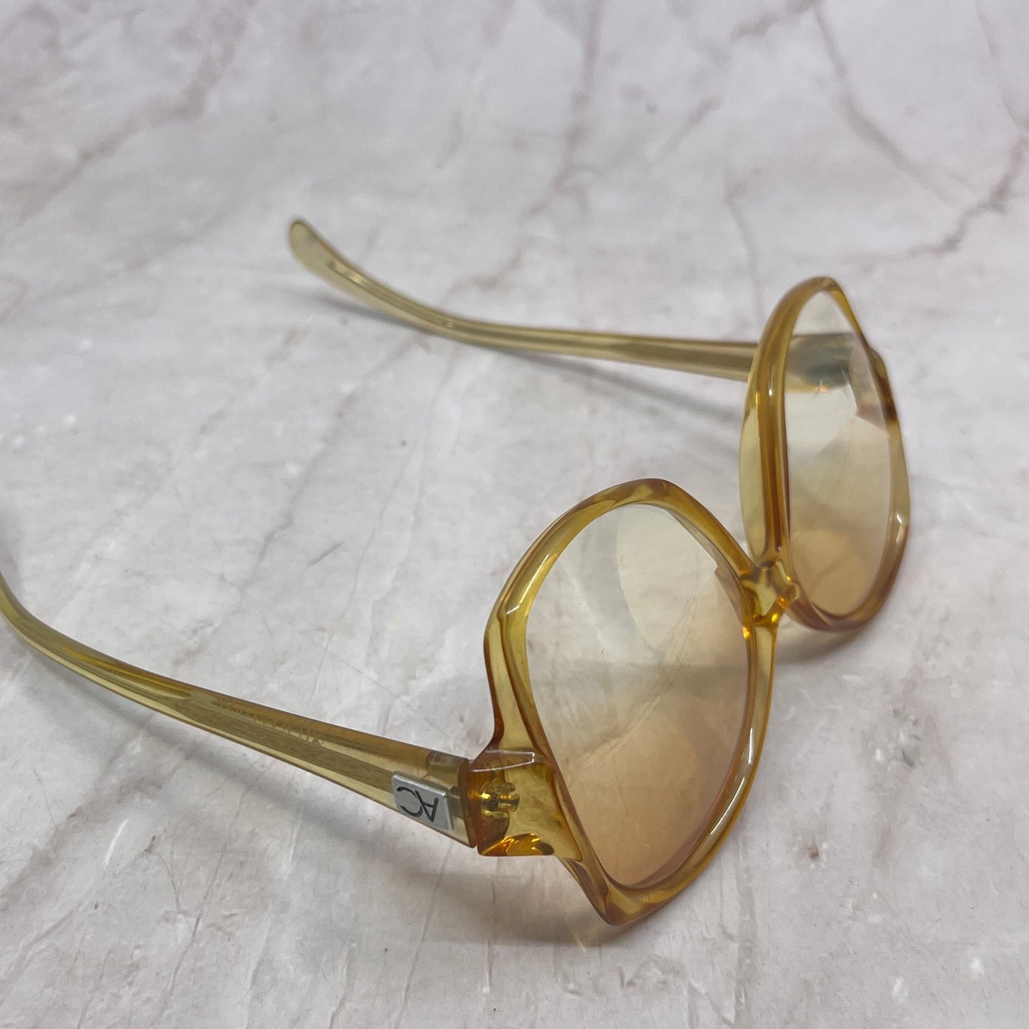 Retro Albert Capraro Oversize Opaque Acrylic Glasses Eyeglasses Frames TH9-G2-6