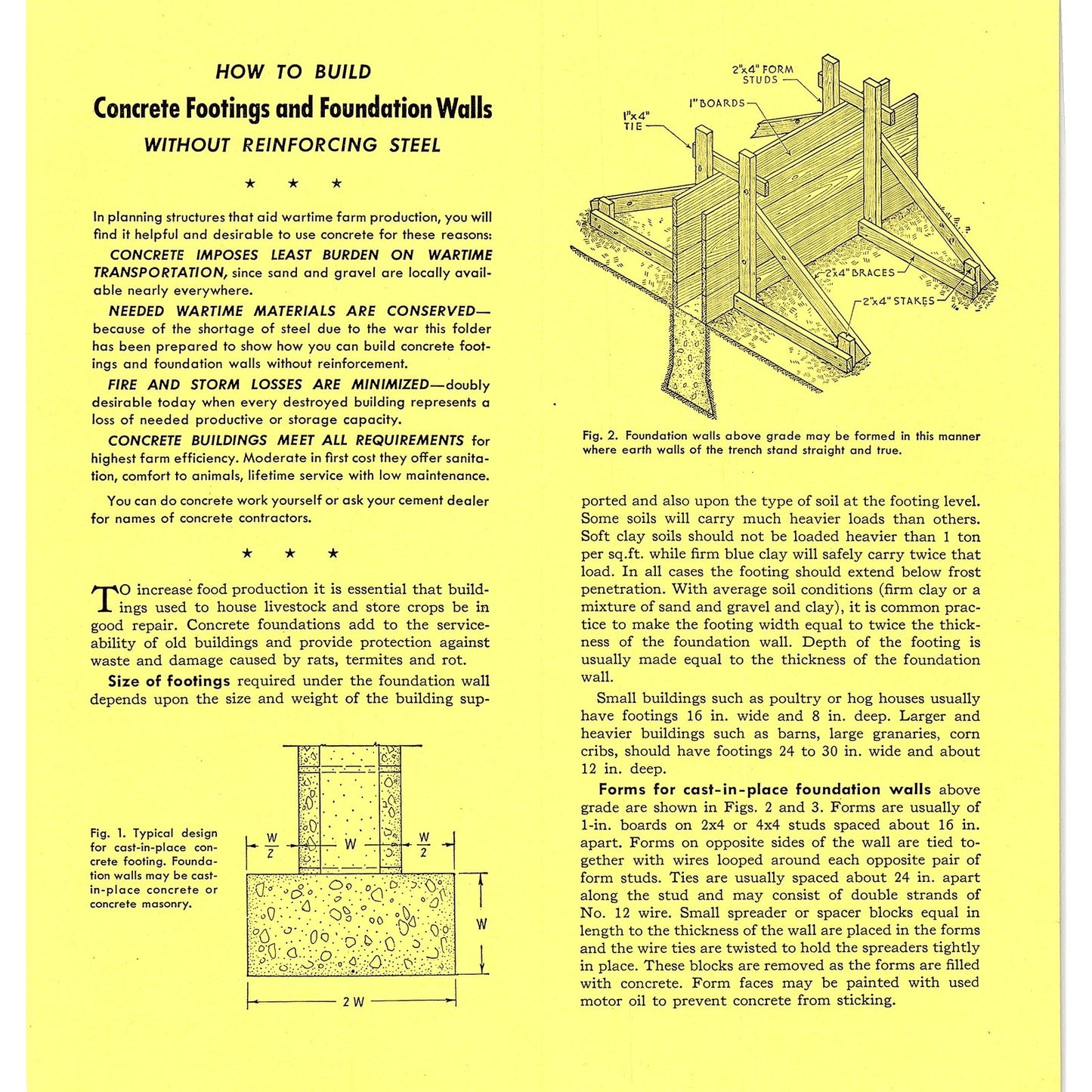 Concrete Footings & Foundation Walls Brochure Portland Cement Des Moines AG5-H1