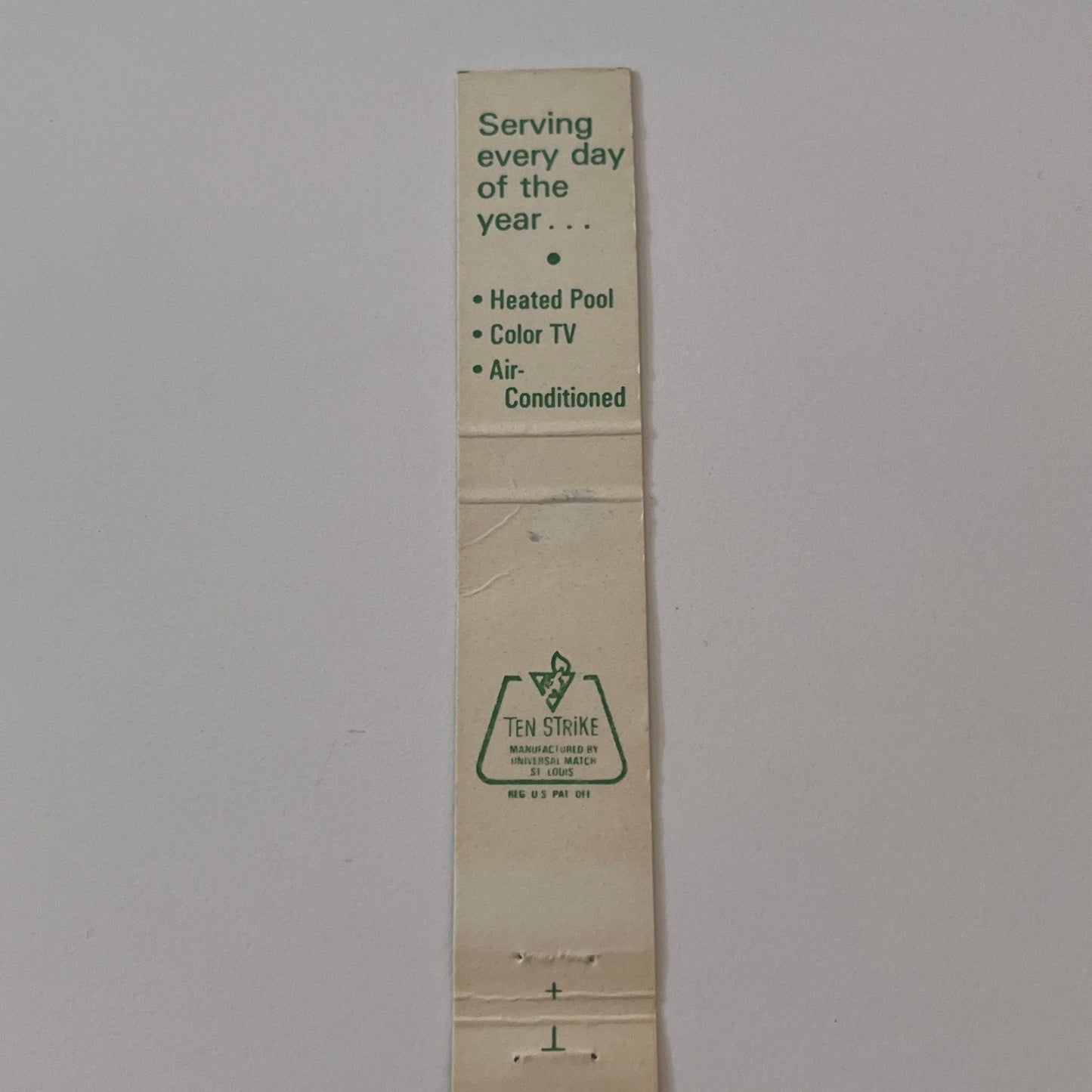 Doherty Motor Hotel Clare MI Vintage Matchbook TB6-MB2-9