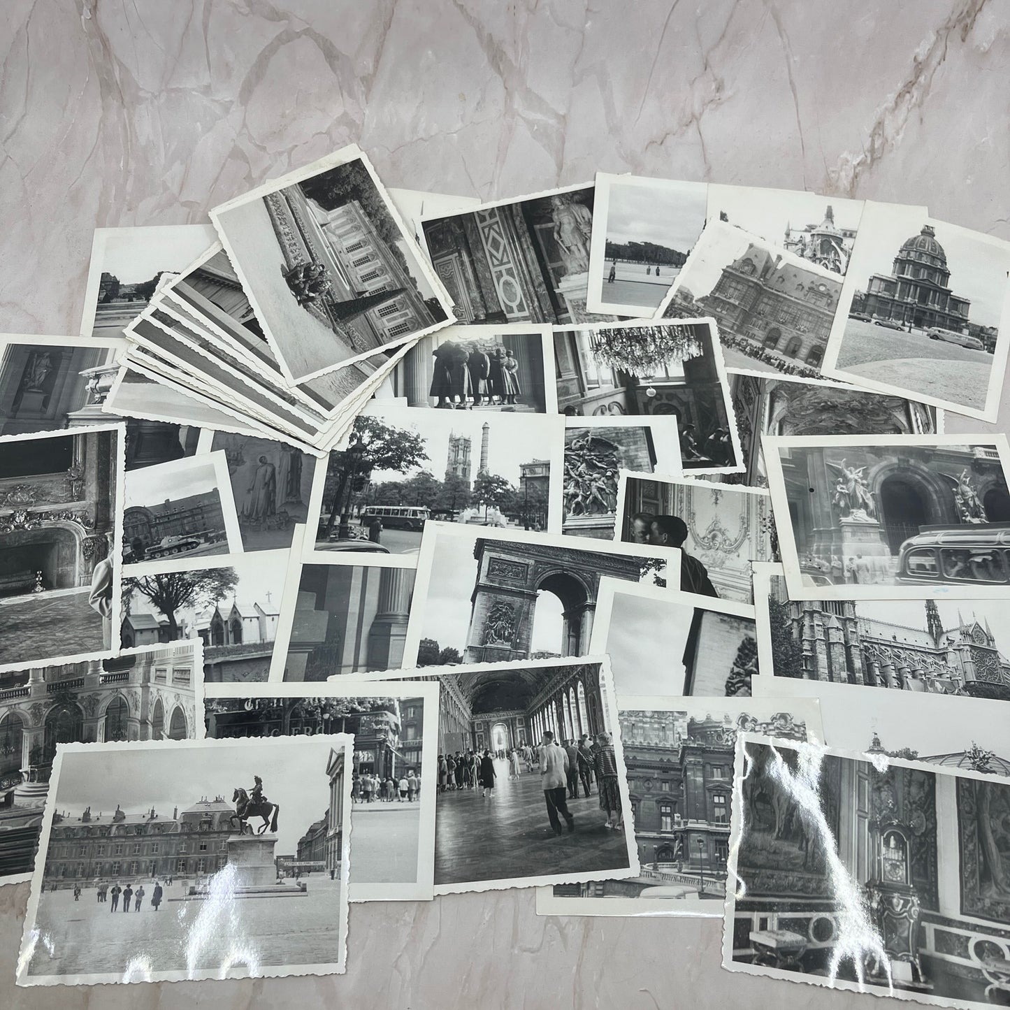 Huge Lot US Army France Europe Tourist Photos Postwar Germany c1954 Army TG7-AP5
