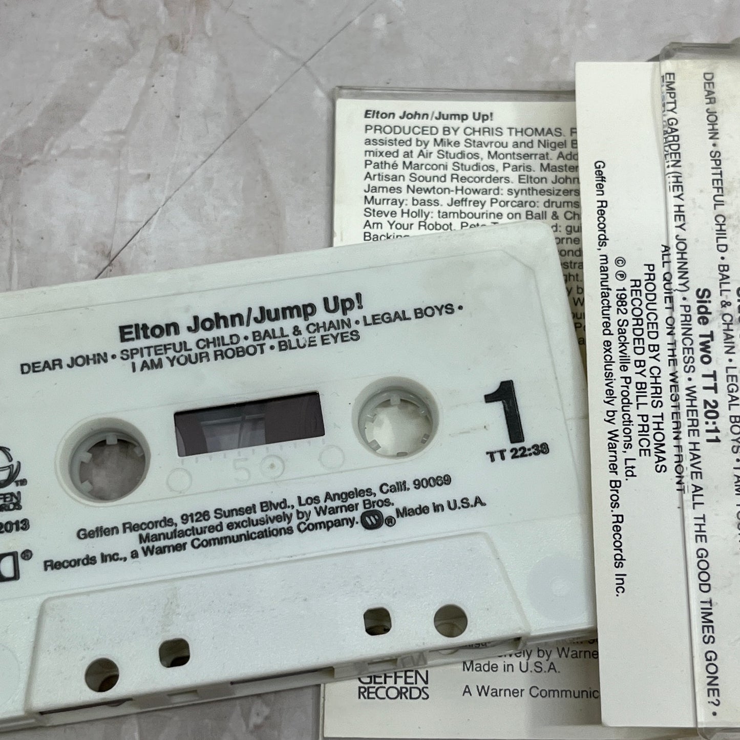 Elton John Jump Up Cassette Tape Ti5-CT1