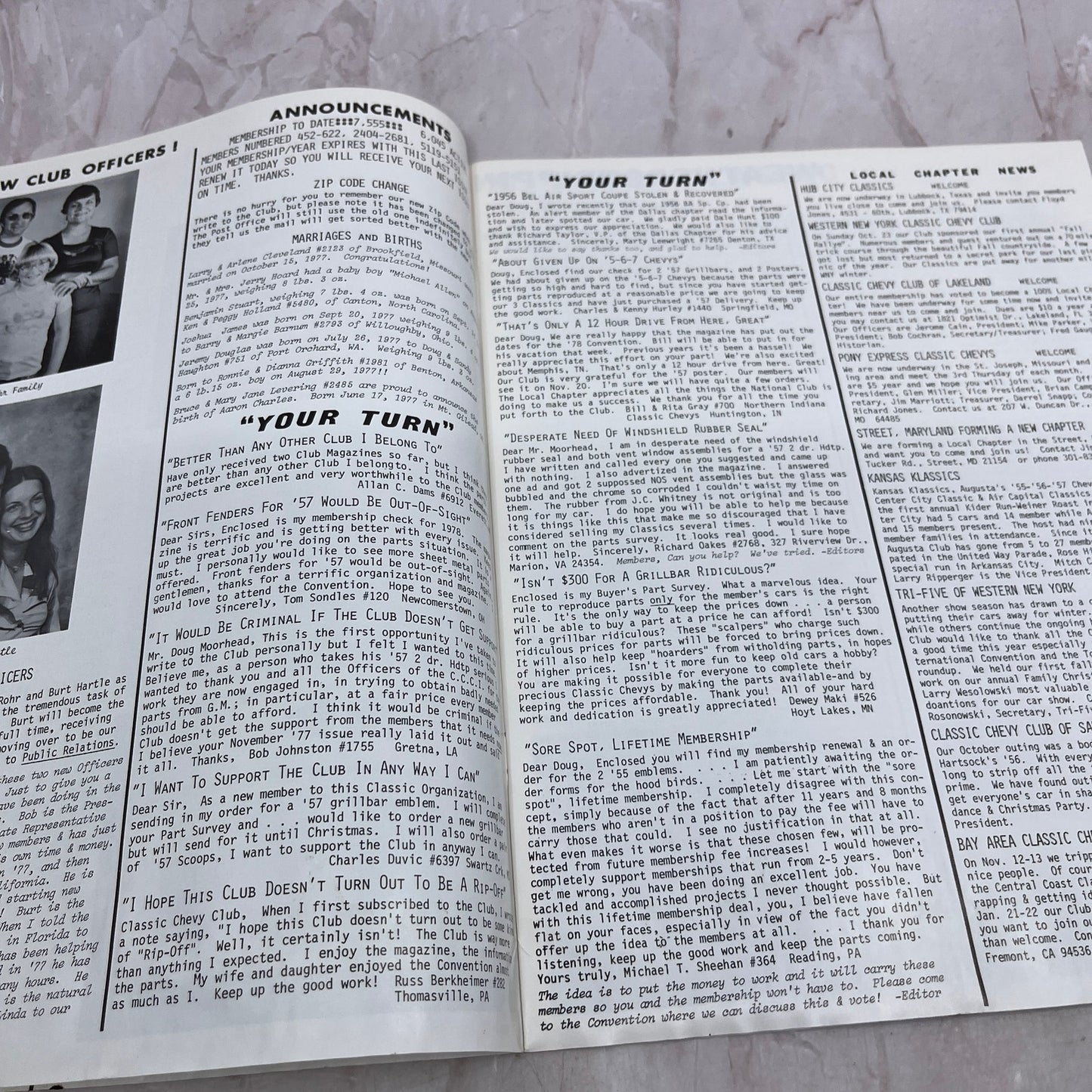 Weatherstripping - '55, '56, '57 Classic Chevy World Magazine - Jan 1978 M30