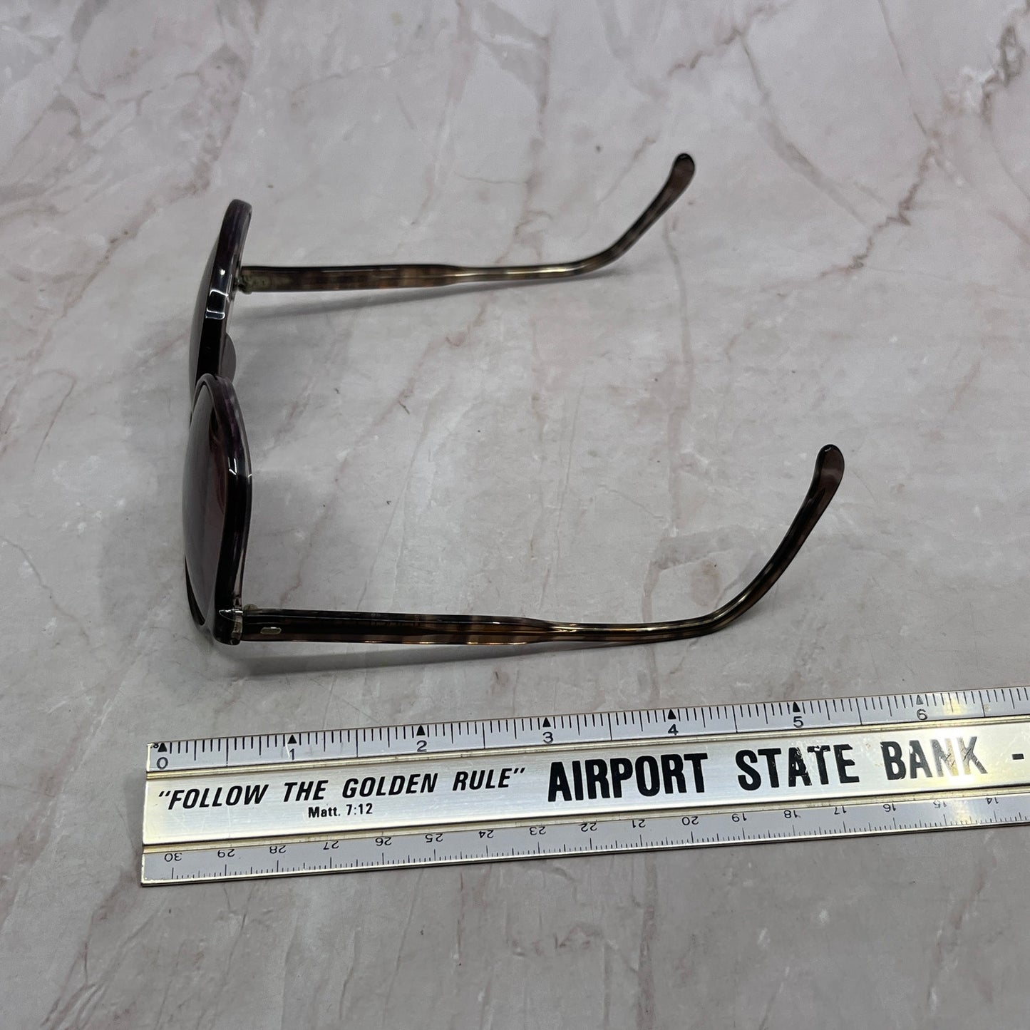 Vintage Acrylic Aviator Z87 P.I. USA Glasses Eyeglasses Frames TH9-G2-10