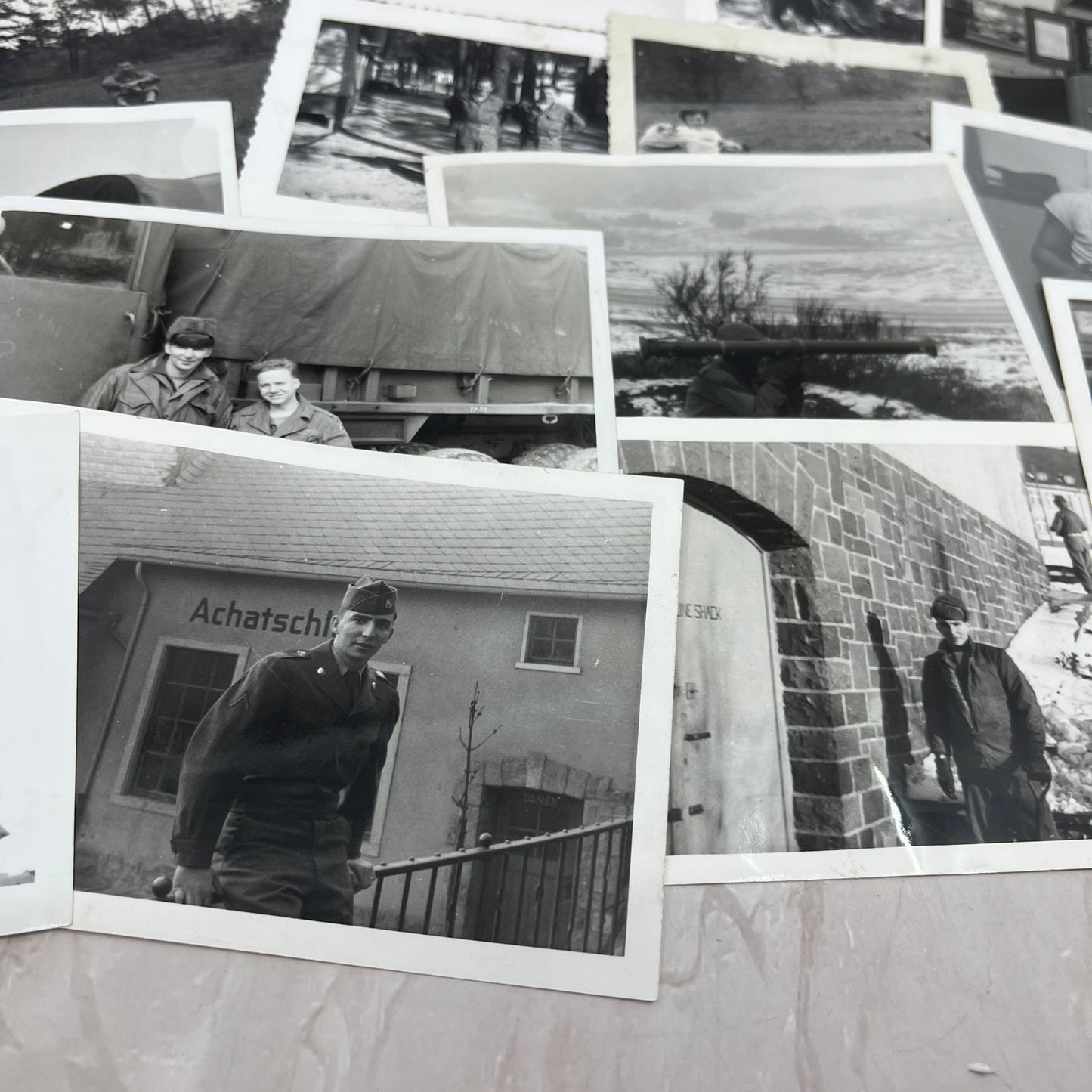 Huge Photo Lot Cpl Bernard J. Zelinsky Stationed Postwar Germany c1954 TG7-AP3