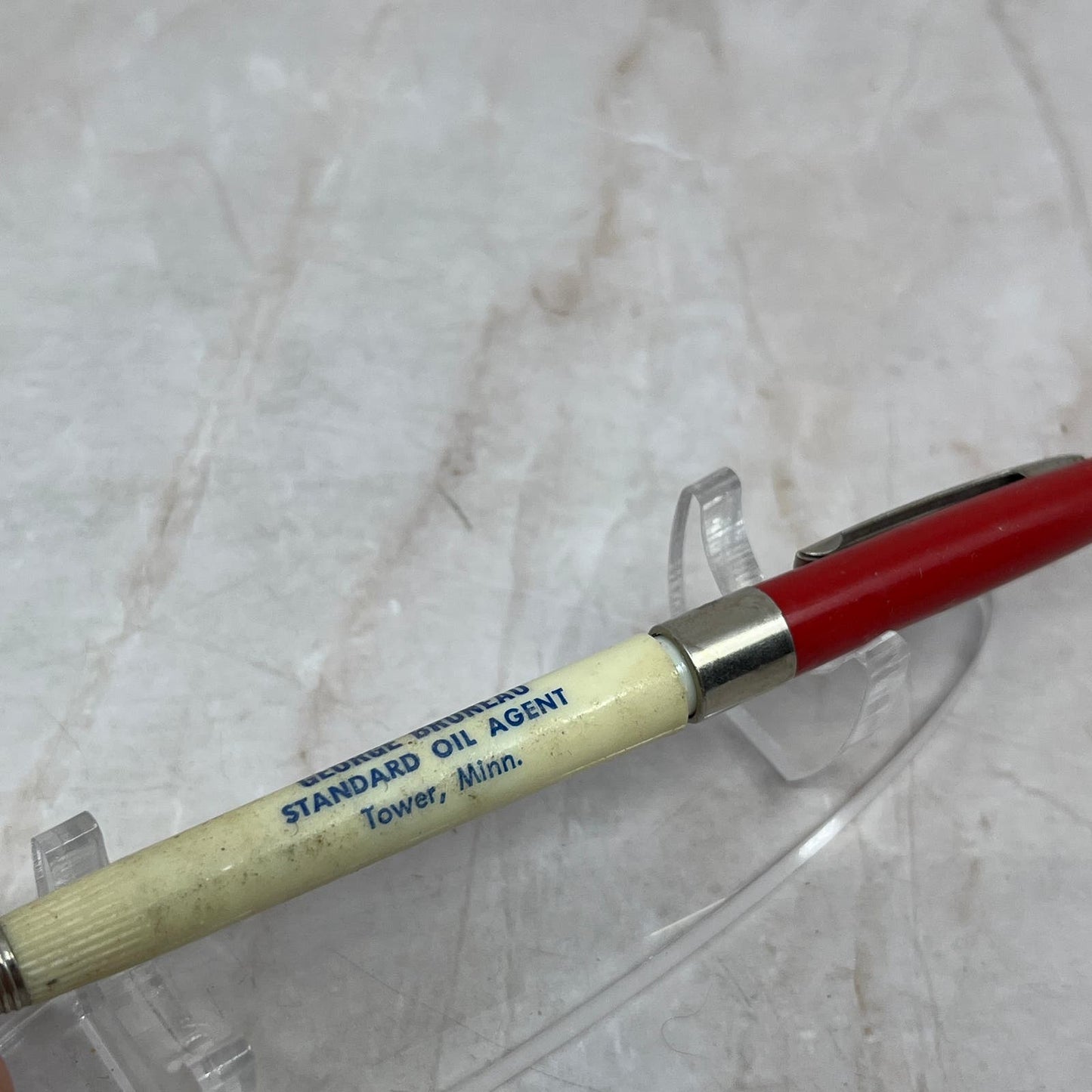 Standard Oil George Bruneau Tower MN Vtg Advertising Mechanical Pencil SB3-P1