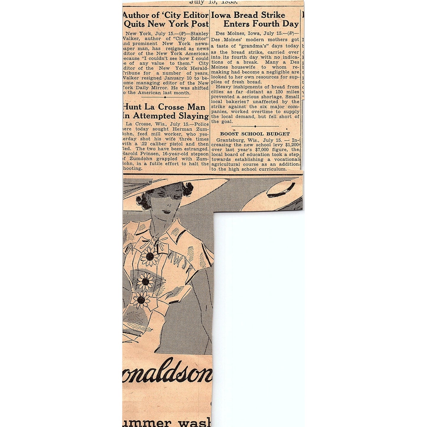 Italian Soldiers in Gay Mood Training For Battle 1935 Newspaper Article AG6-H2