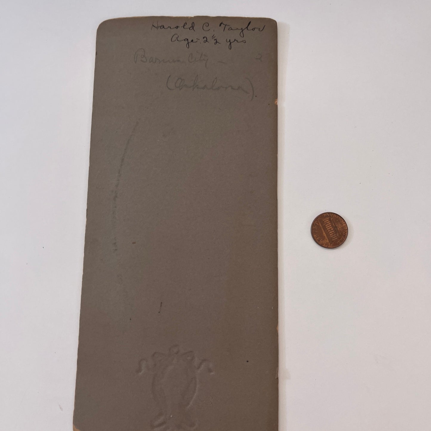 Harold C Taylor - The Kelly Studio Montezuma IA Antique Victorian CDV Card TK3-G