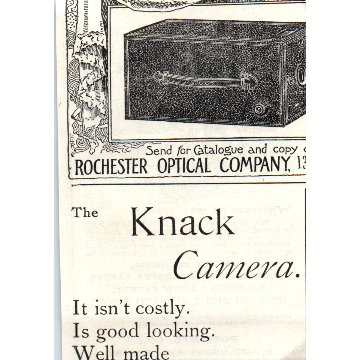 Century Columbia Light Roadster Safety Bicycle Boston c1890 Victorian Ad AE8-CH6