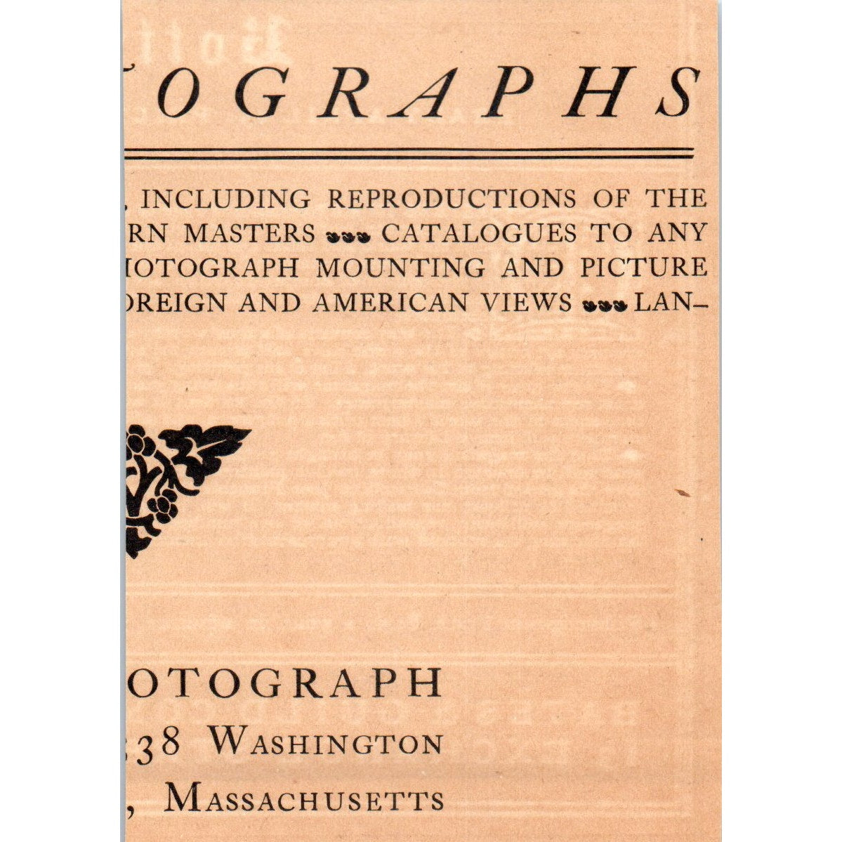 Thayer & Chandler Burnt Wood Etching Pyrography 1900 Victorian Ad AB8-MA8