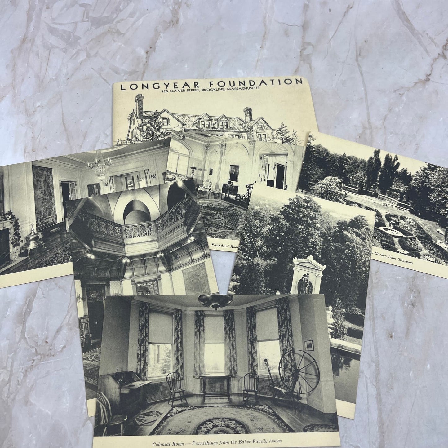 c1920 Longyear Foundation Brookline MA Photo Book TI8-S1