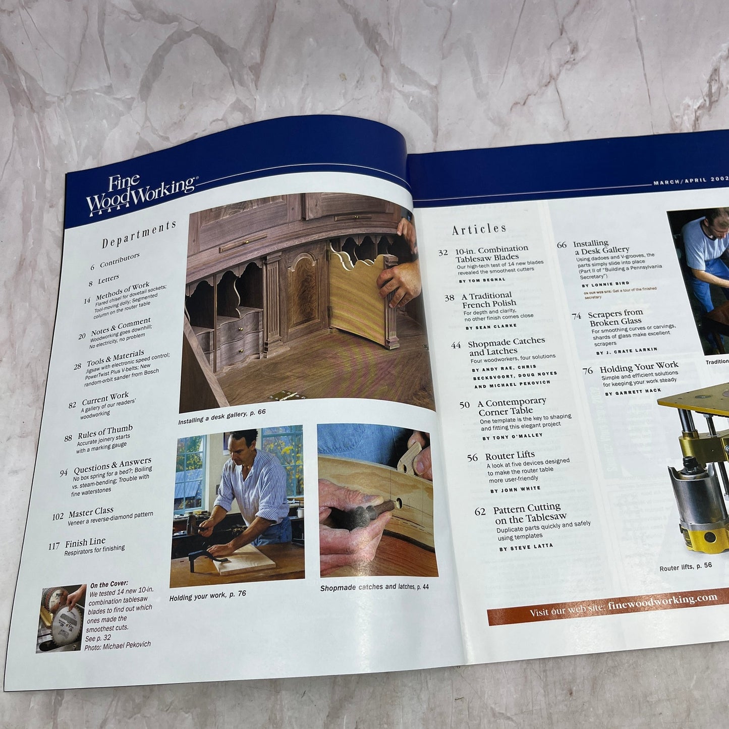 Smoothest Cut Test - Apr 2002 No 155 - Taunton's Fine Woodworking Magazine M34