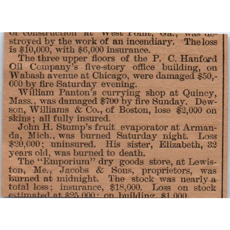 P&J Besse French Restaurant Main St 1886 Hartford CT Victorian Ad AB8-HT1