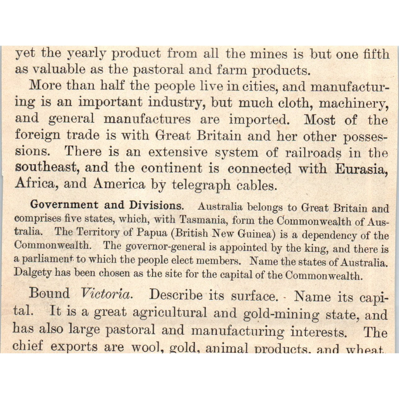 Transporting Wool in Australia 1901 Engraving AF2-A6