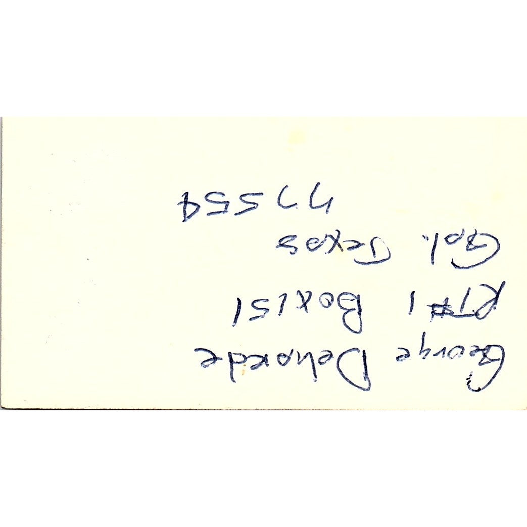 Robert D Kinsey West Gulf Ports Houston Vintage Business Card SC9-B2