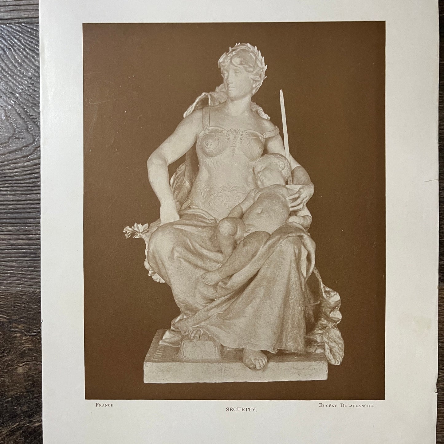 Security by Eugene Delaplanche France Art Print 10x13 V10