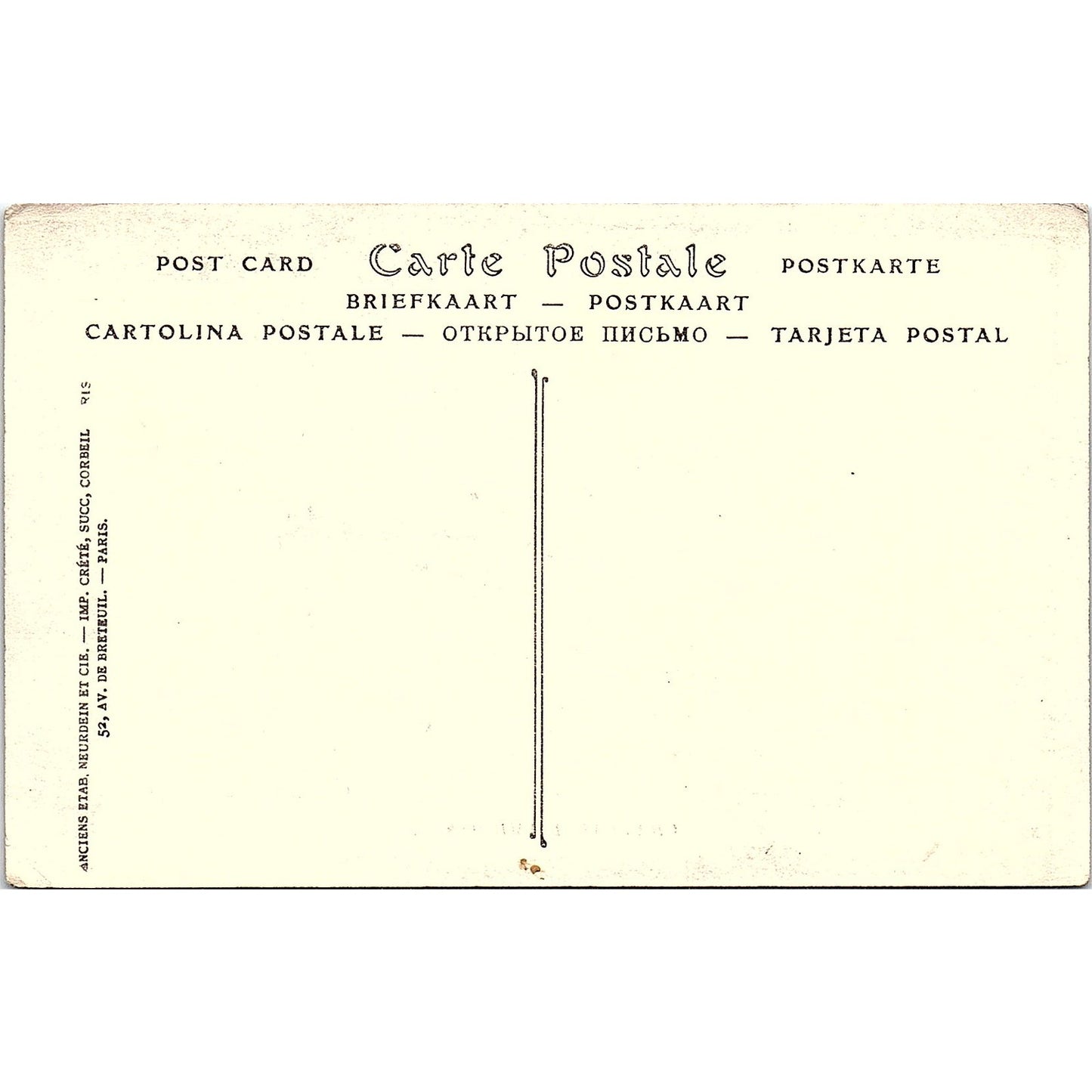 Château D'Amboise French Antique Postcard PE14