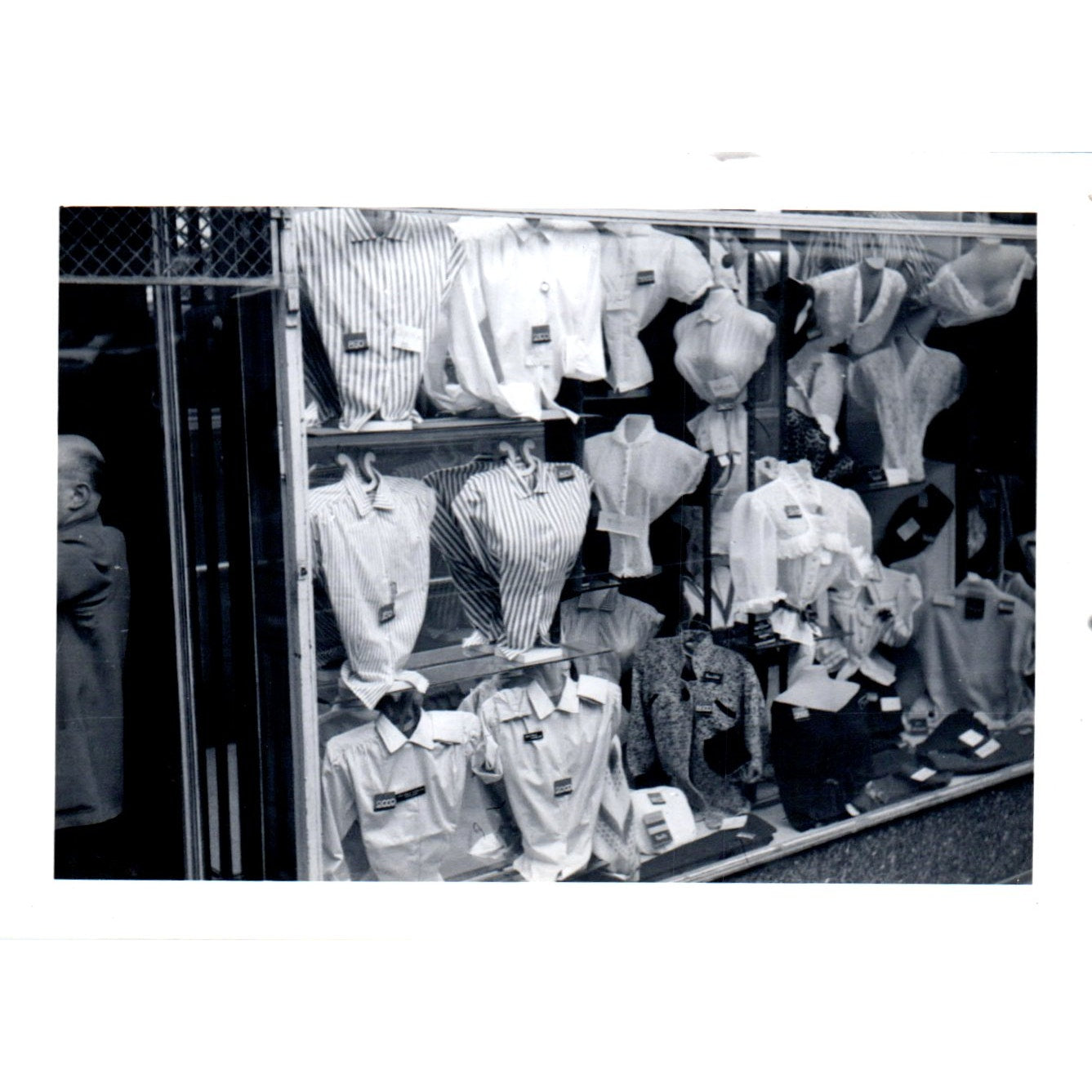 Blouses in Department Store Window Paris Postwar Europe c1954 Photo AF1-AP3