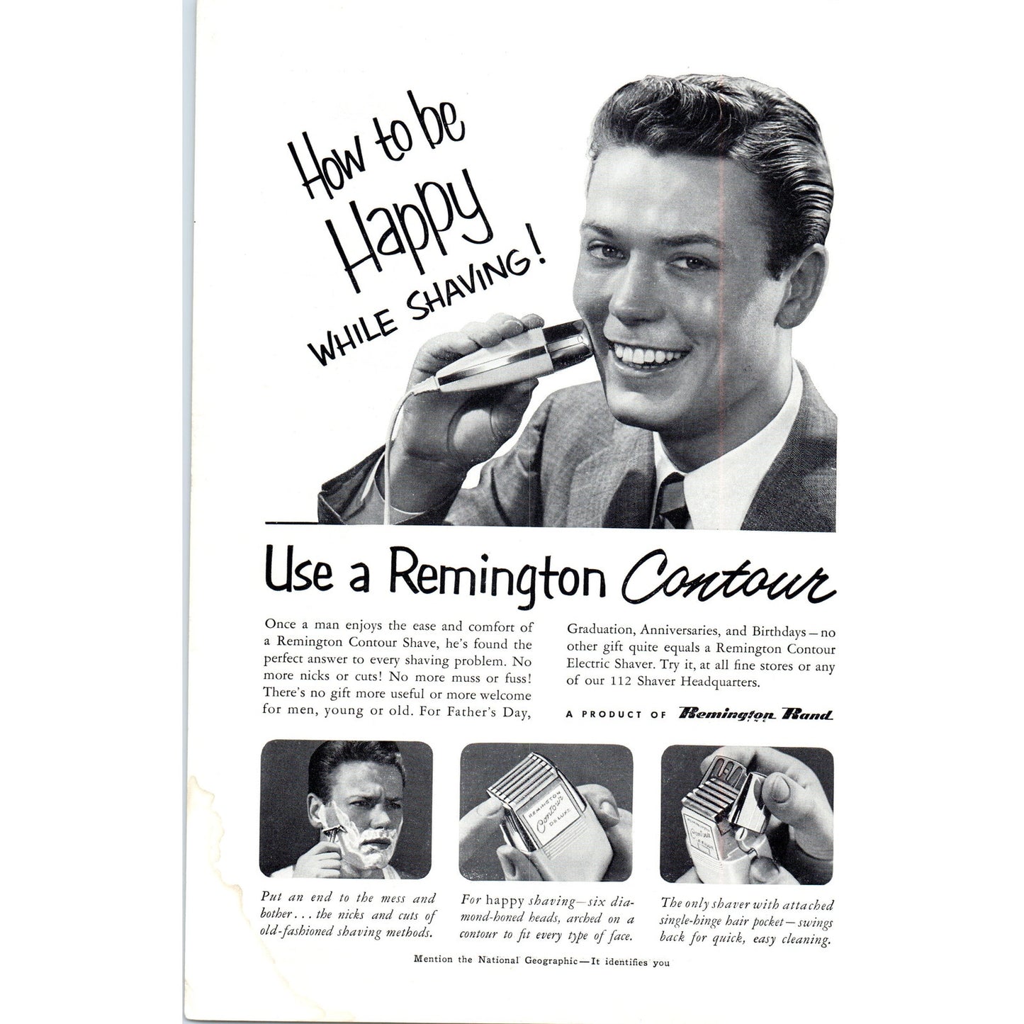 GE General Electric Bob Feller MLB Television TV Teleset Vintage Magazine Ad D20