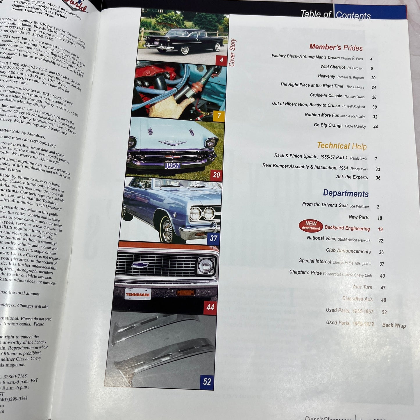 Charles Potts Reading PA - '55, '56, '57 Classic Chevy World - Jun 2002 M30