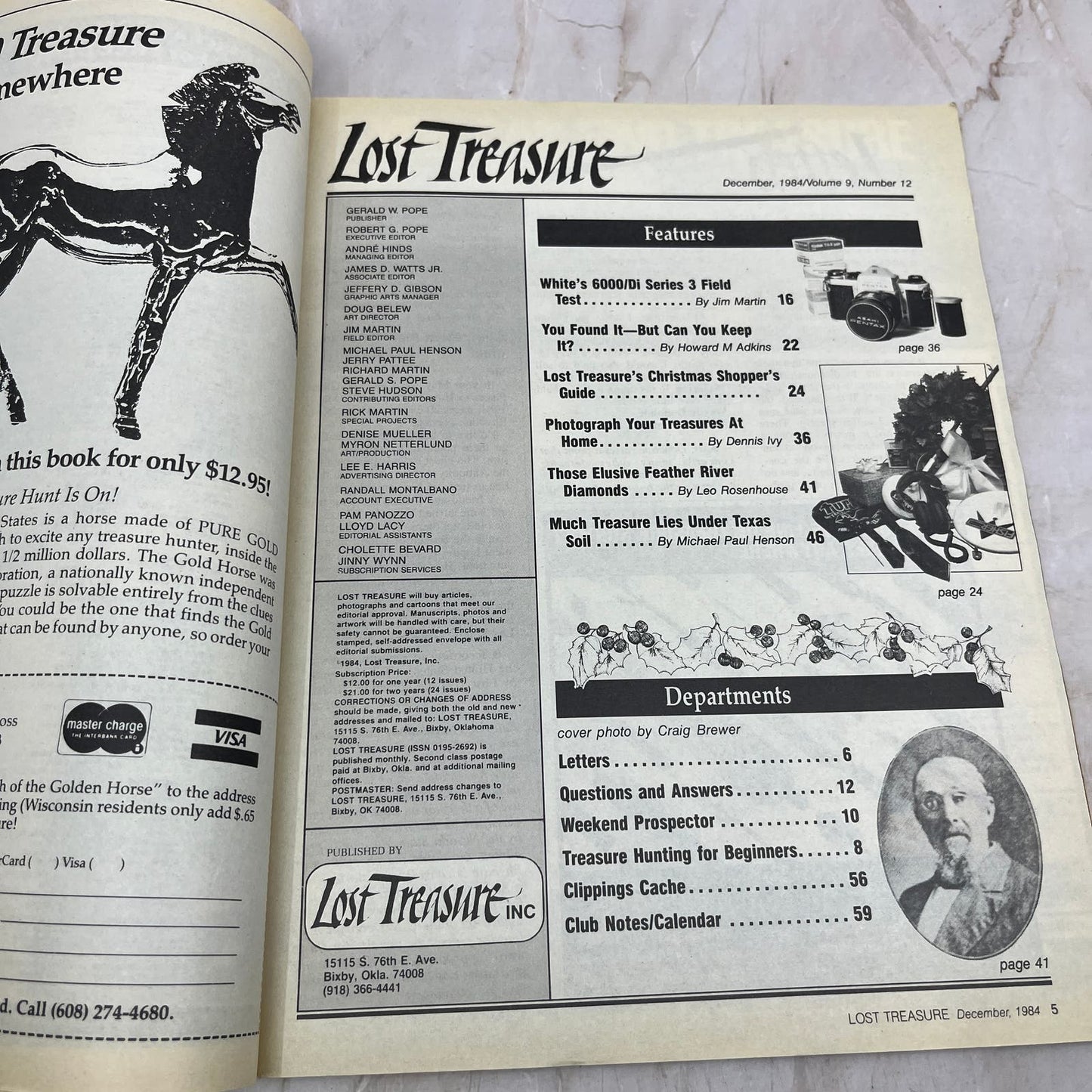 1984 Dec - Lost Treasure Magazine - Treasure Hunting Gold Prospecting M15