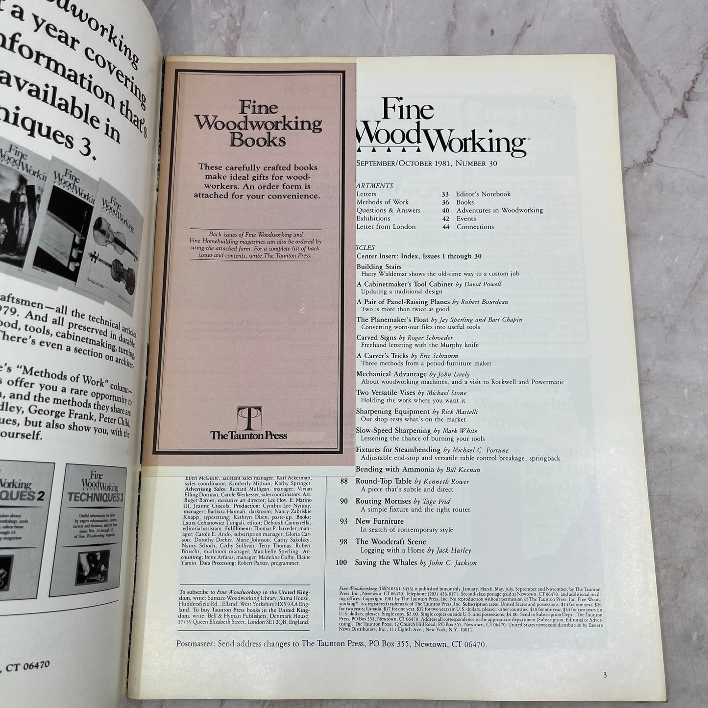 Building Stairs - Sep/Oct 1981 No 30 - Taunton's Fine Woodworking Magazine M33