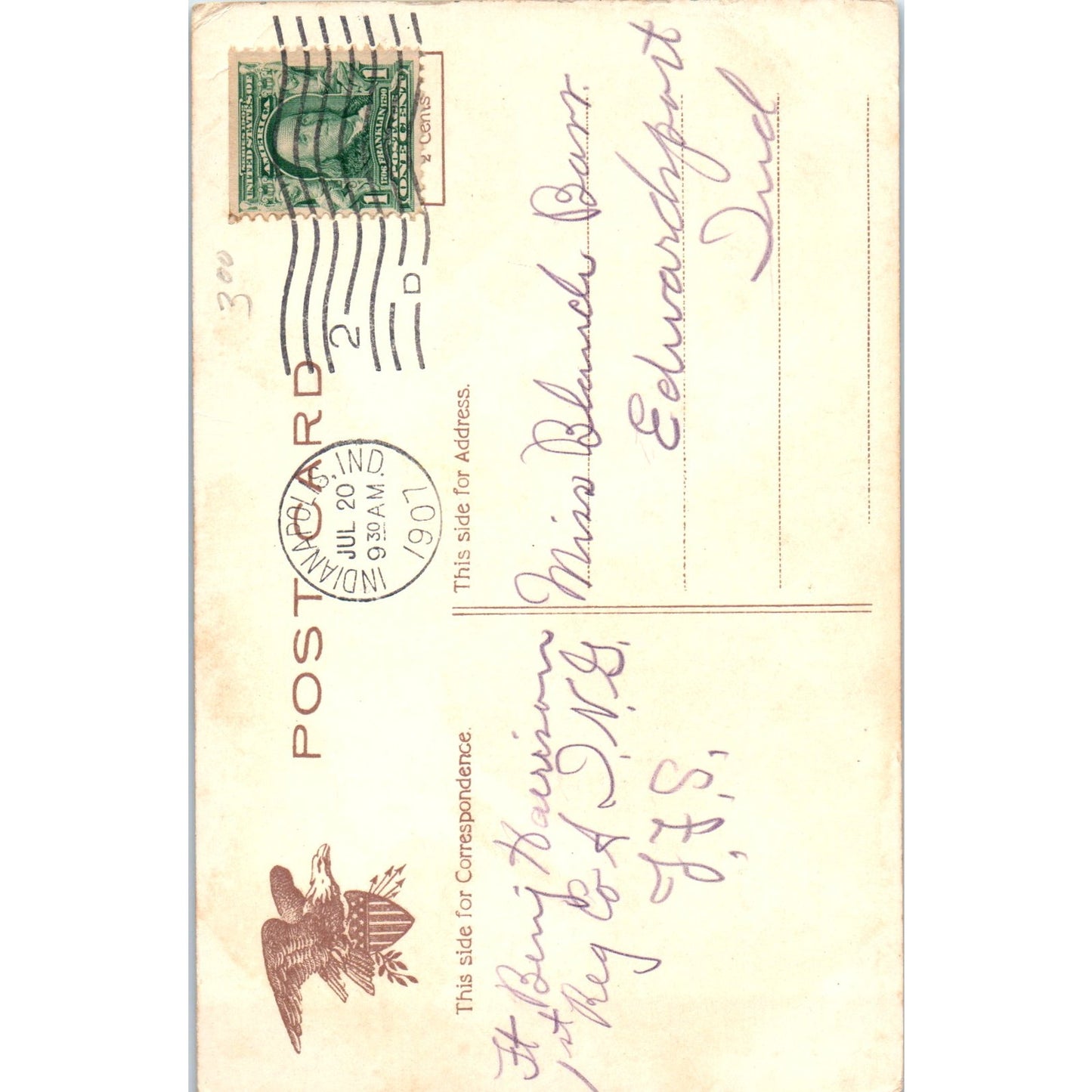 1907 Spanish American War "Pressing The Enemy" Original Postcard PD2